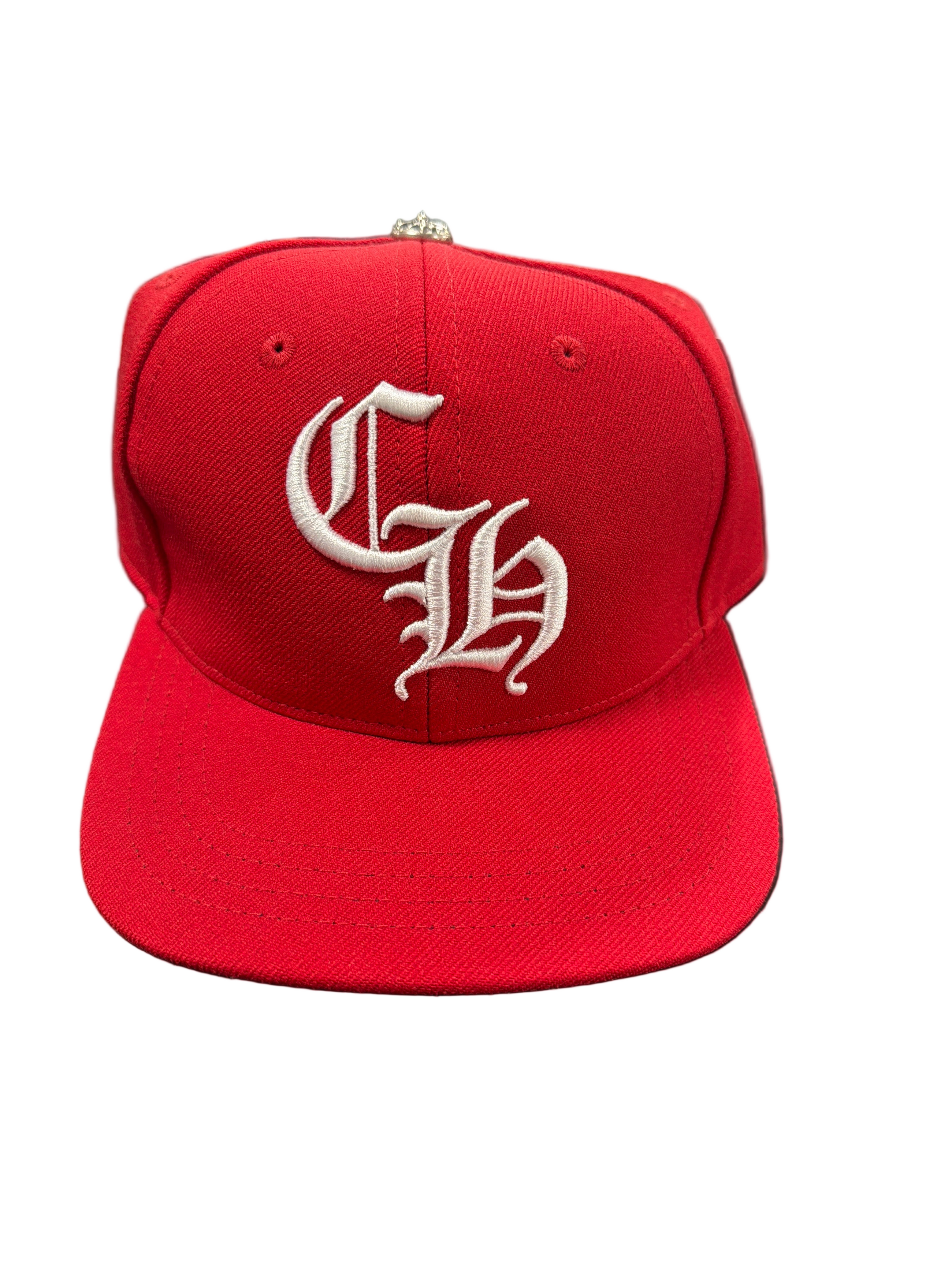 Chrome Hearts Red Baseball Cap
