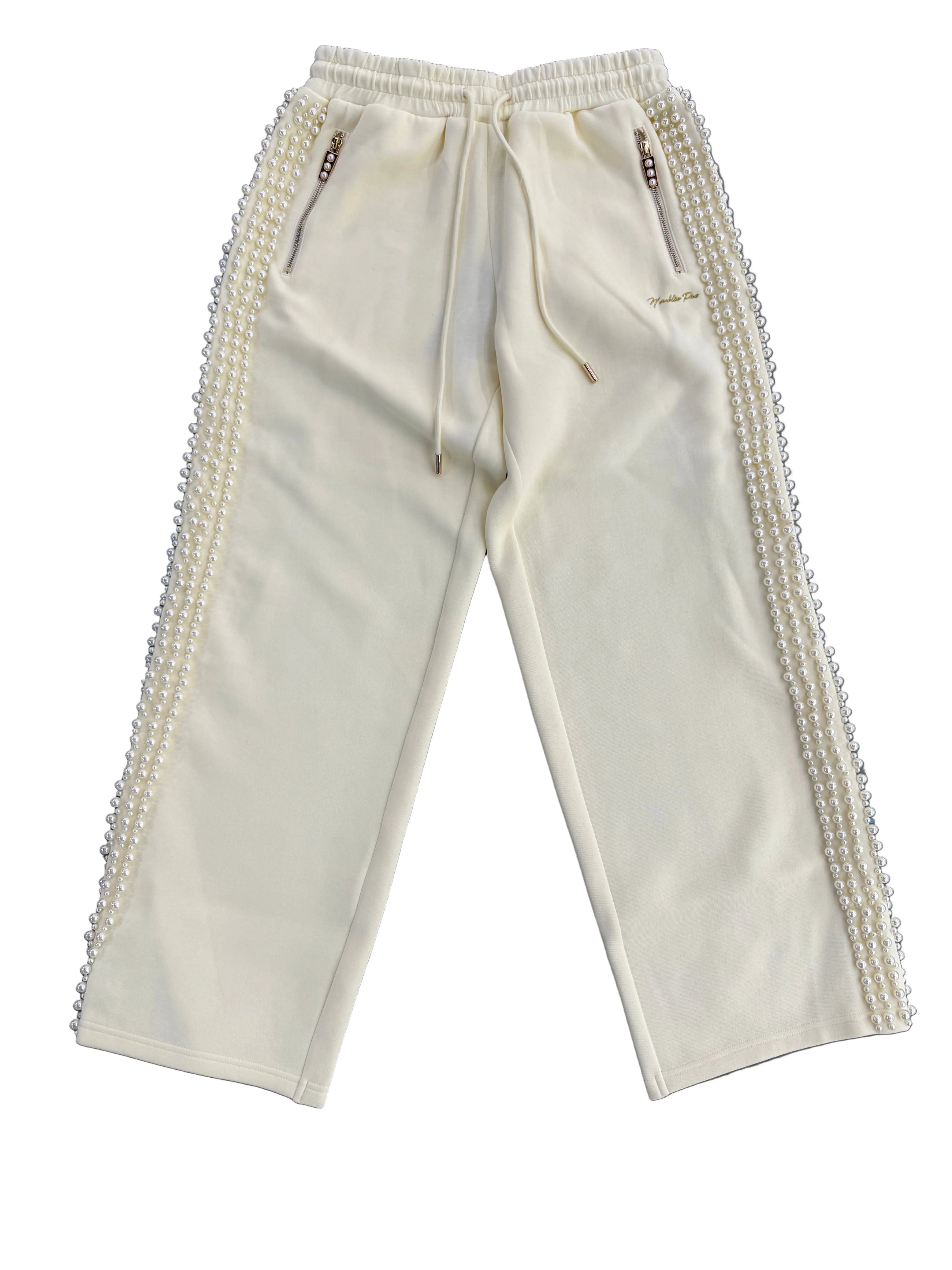 N’OUBLIE PAS PABLO PEARL EMBELLISH SWEATPANTS