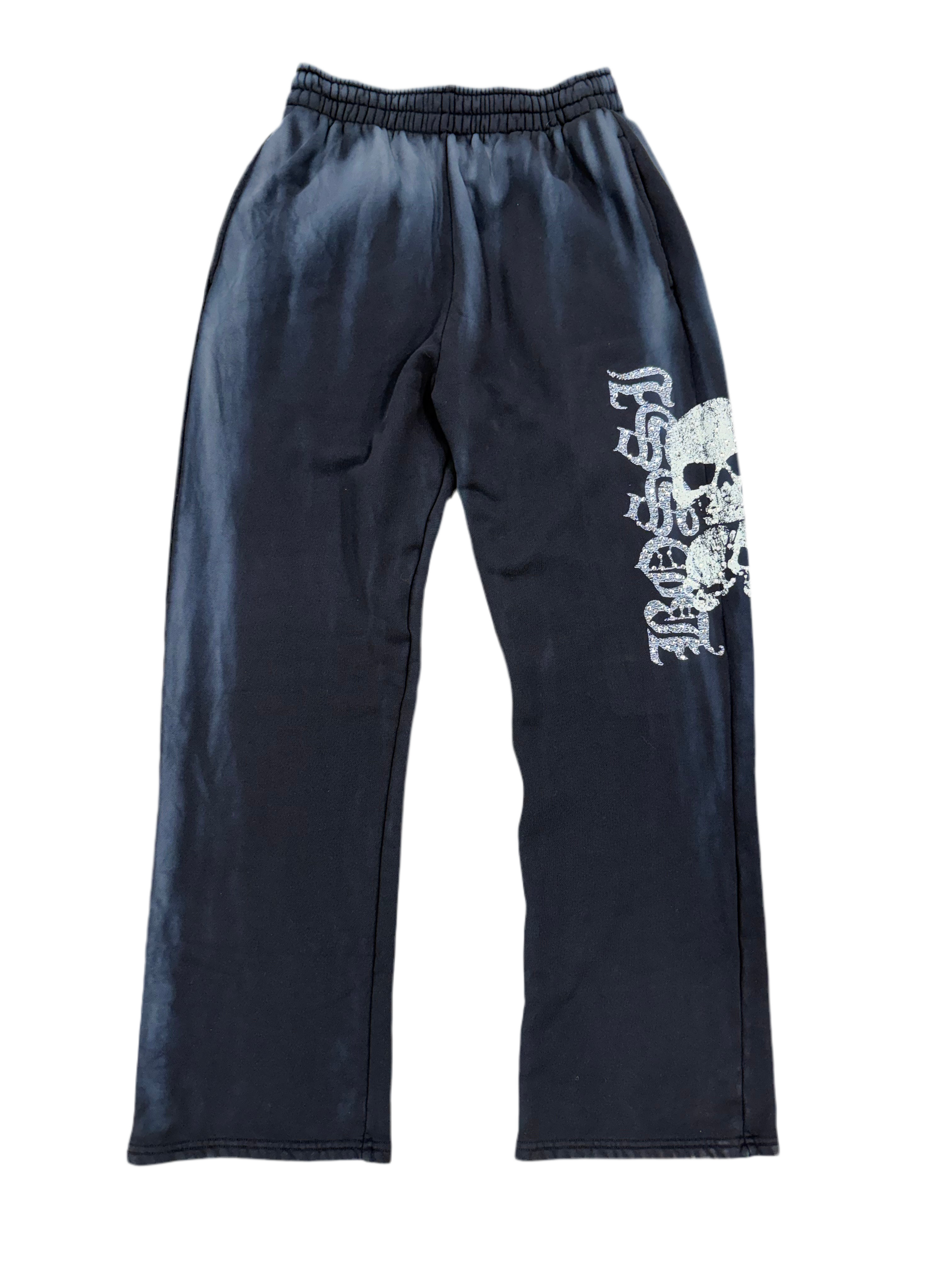 BOSSI BLUE/BLACK SKULL SWEATS