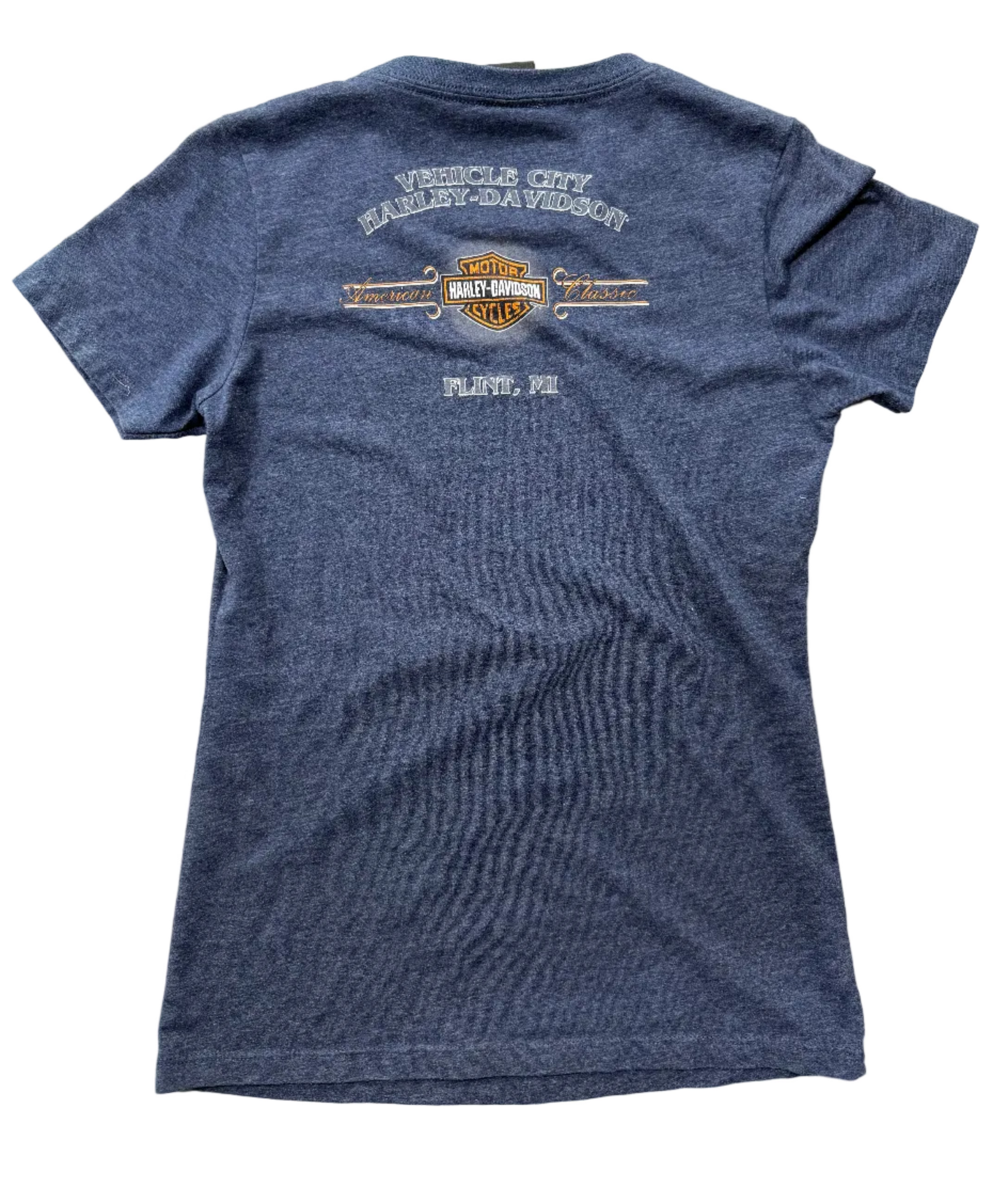VINTAGE HARLEY DAVIDSON CIRCLE LOGO NAVY TEE