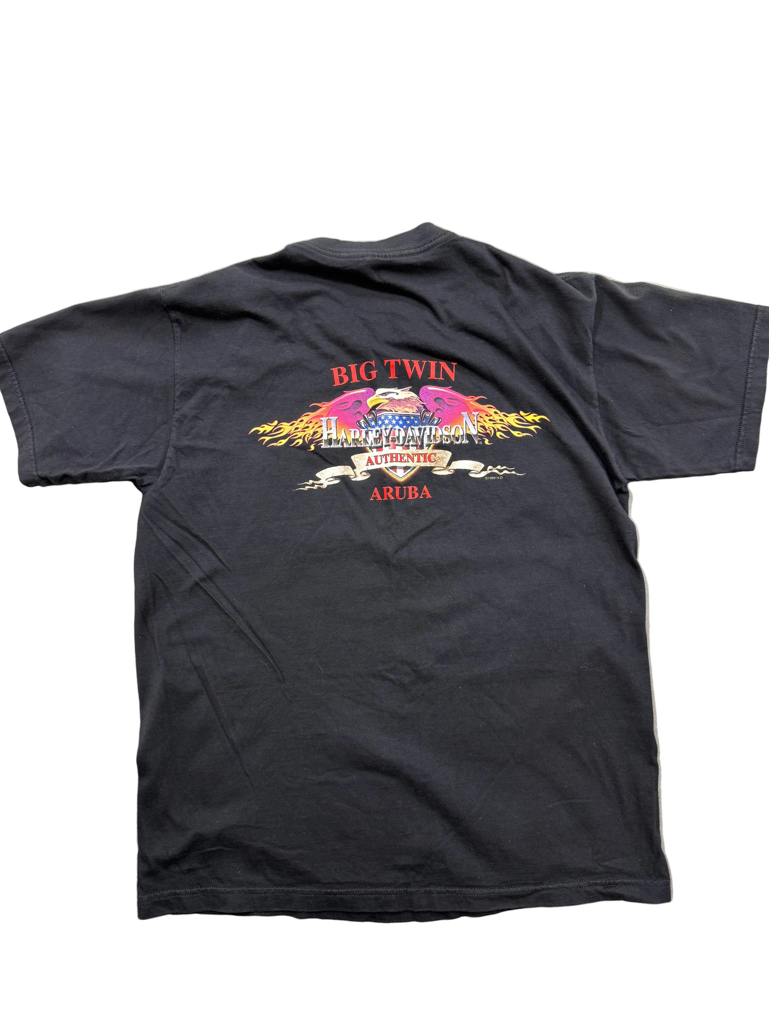 VINTAGE HARLEY DAVIDSON ARUBA POCKET TEE
