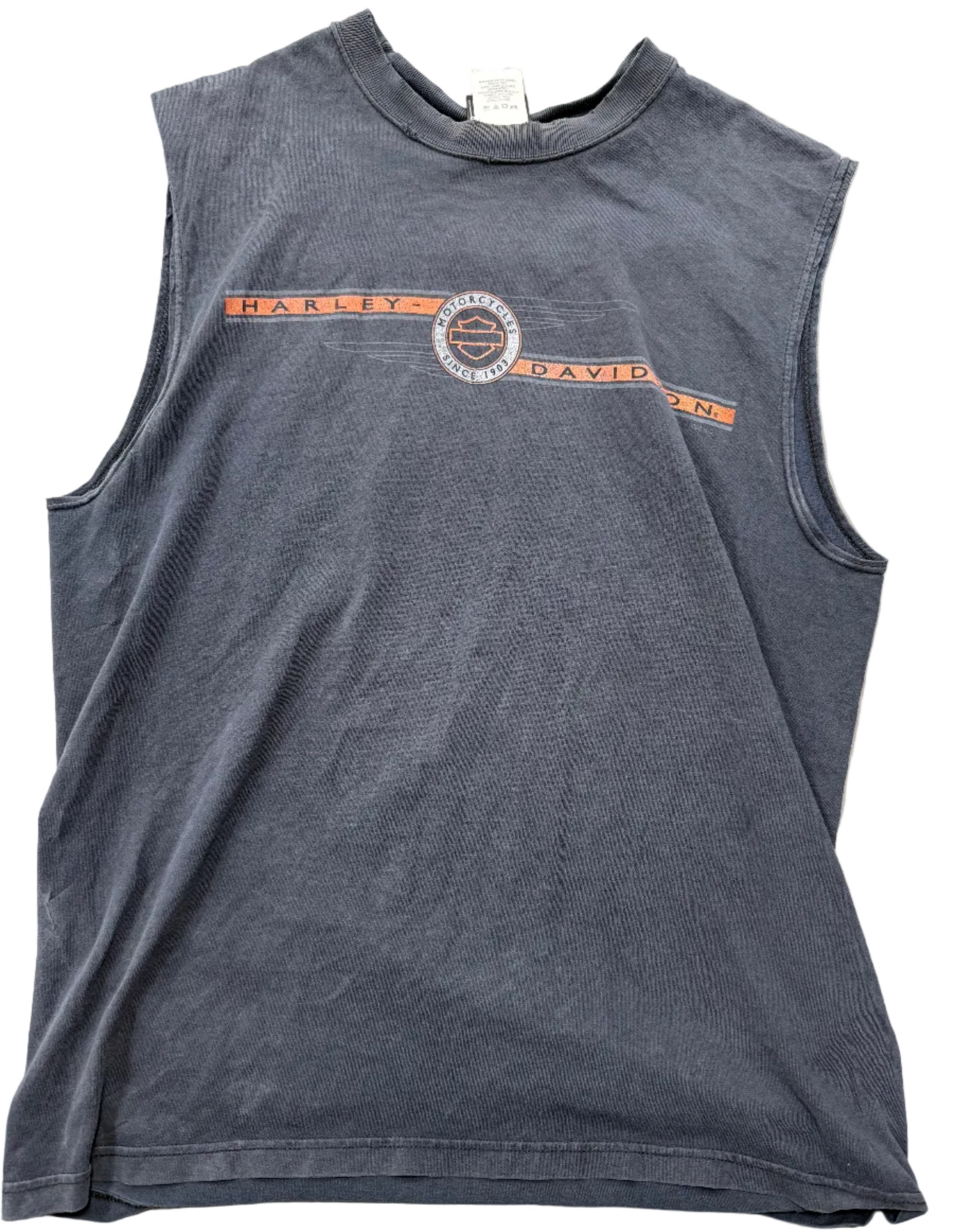 VINTAGE HARLEY DAVIDSON CUTOFF ROUNDROCK TEE