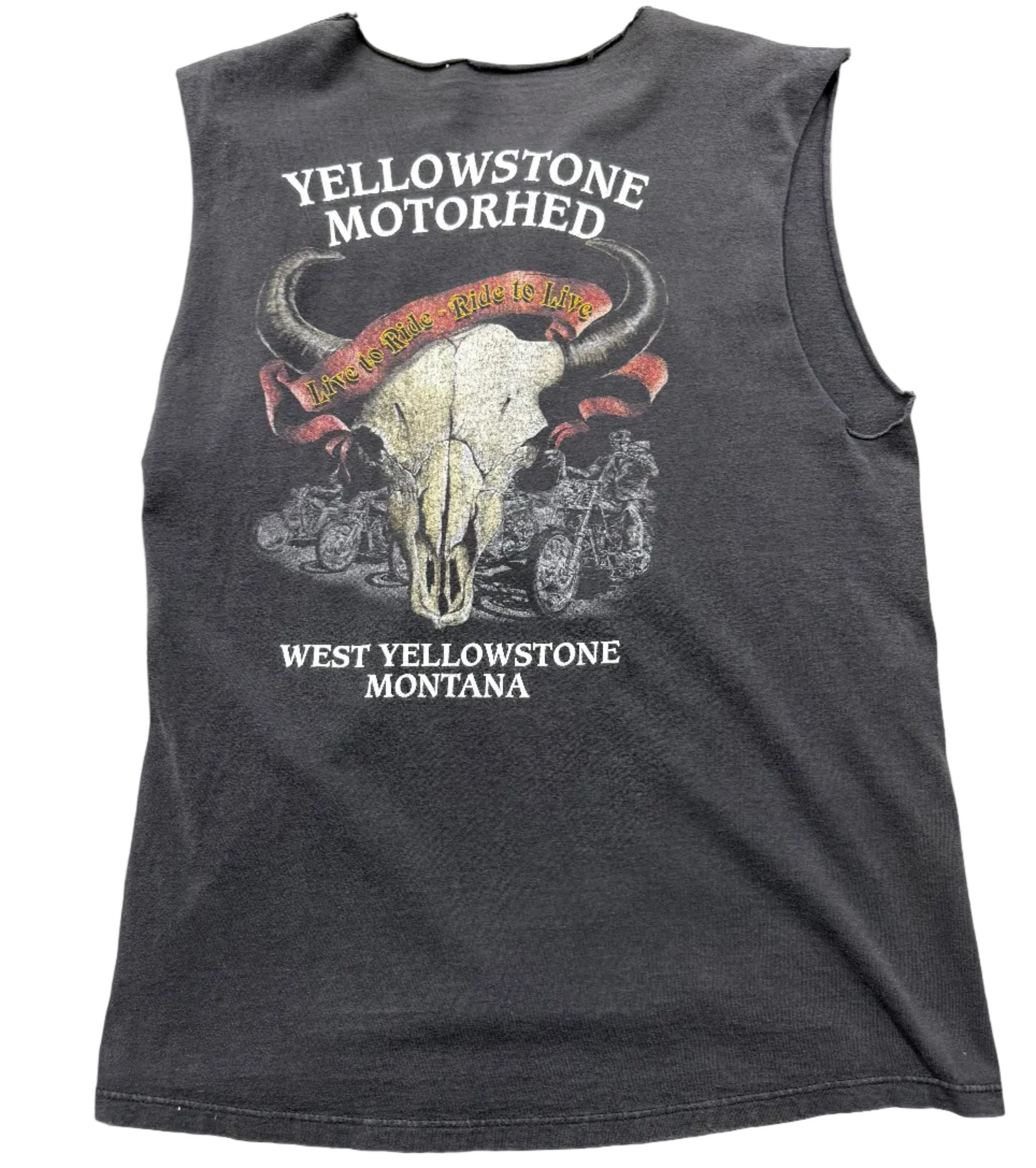 VINTAGE HARLEY DAVIDSON FORGED IN OUR SOULS CUTOFF TEE