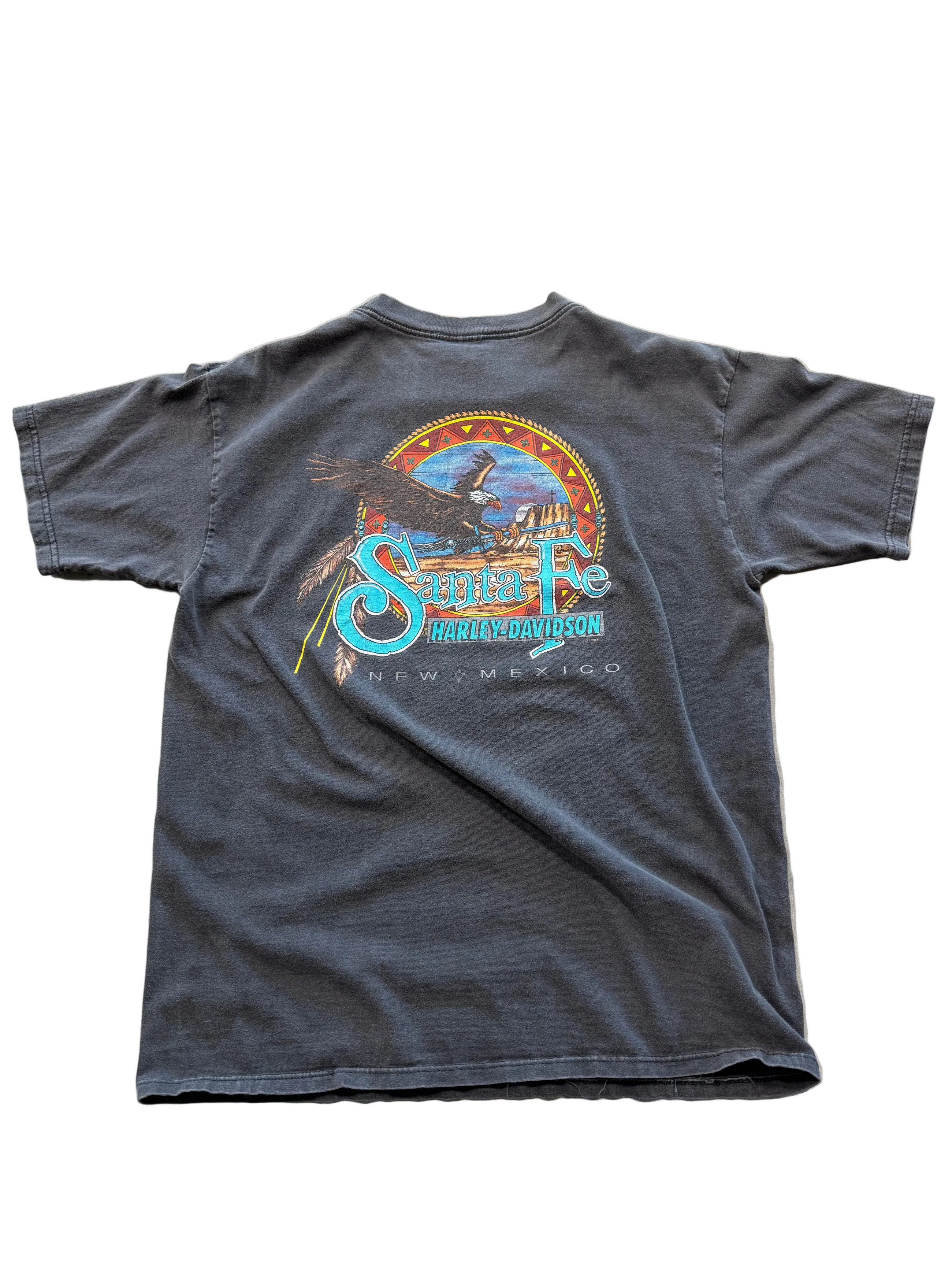 VINTAGE HARLEY DAVIDSON CLASSIC LOGO SANTA FE TEE