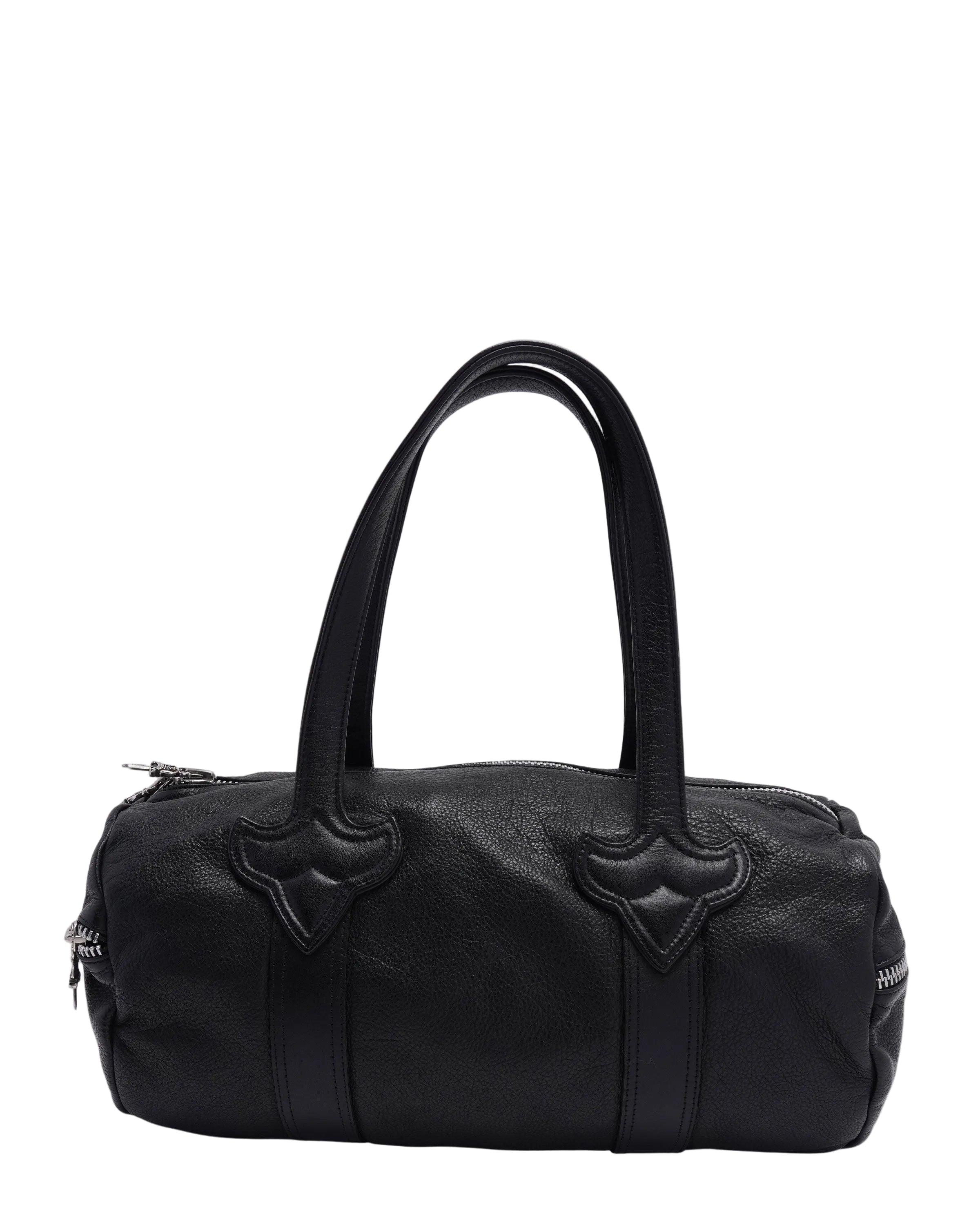 CHROME HEARTS LEATHER DUFFLE BAG