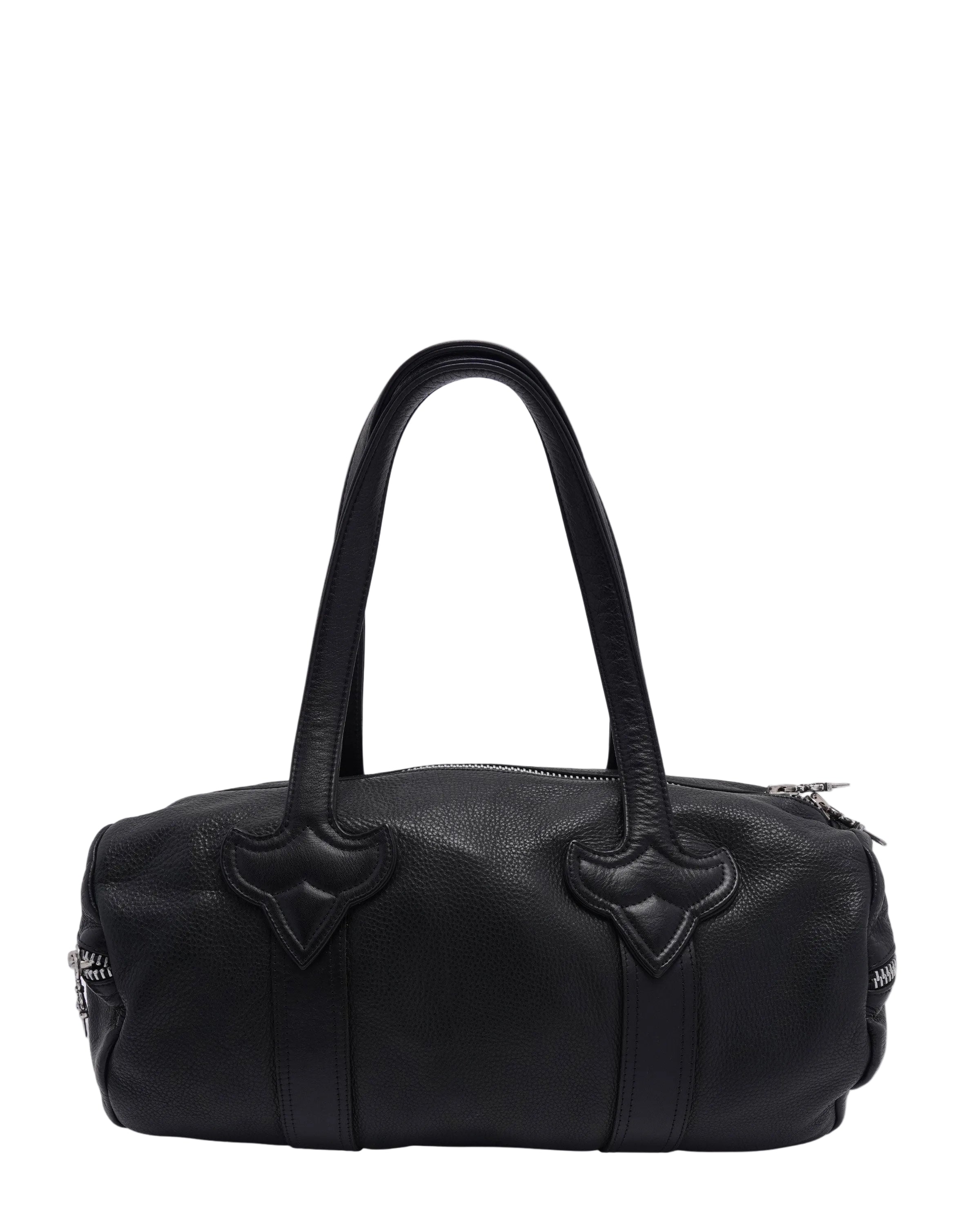 CHROME HEARTS LEATHER DUFFLE BAG