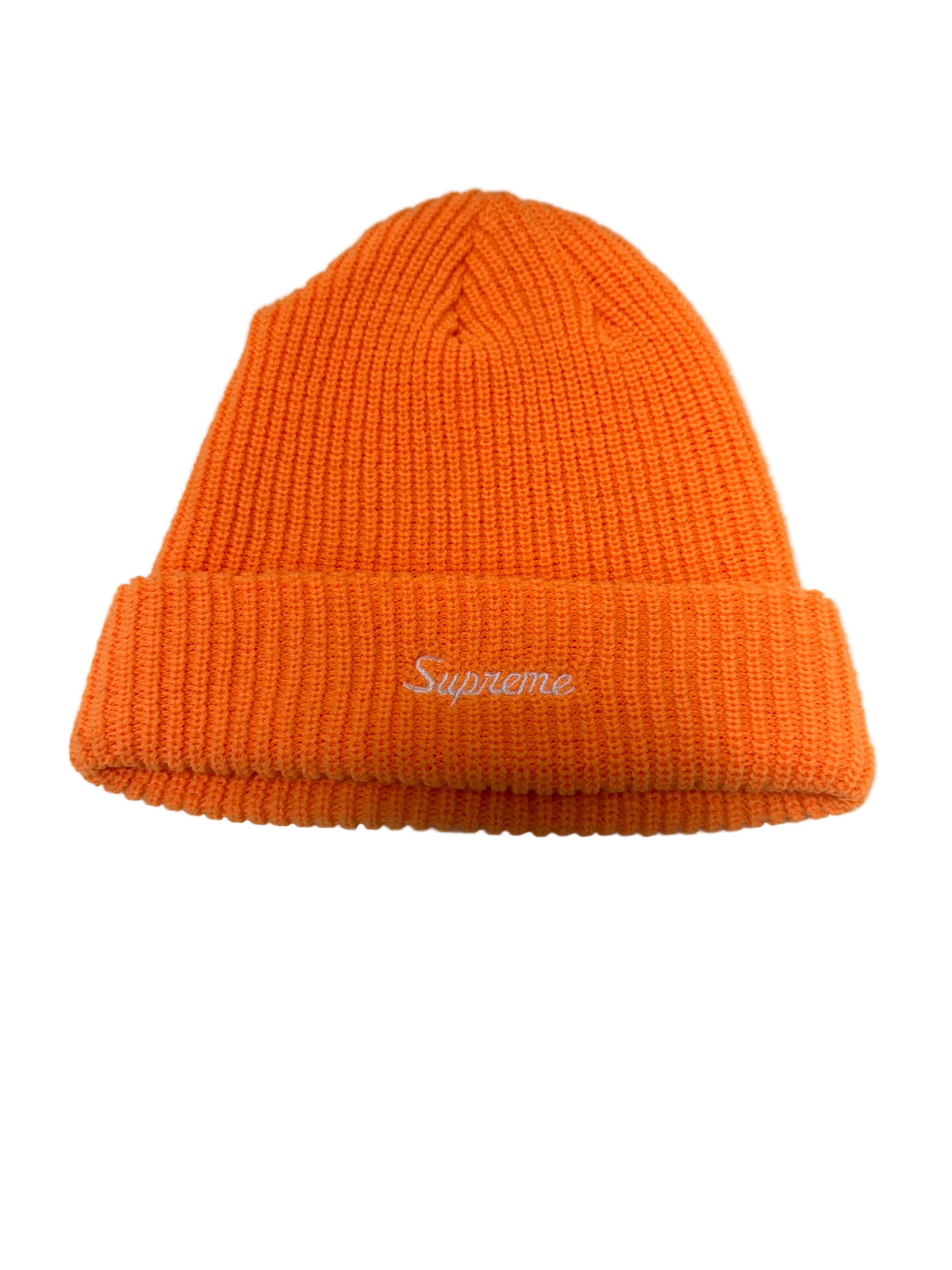 SUPREME LOOSE GAUGE ORANGE BEANIE