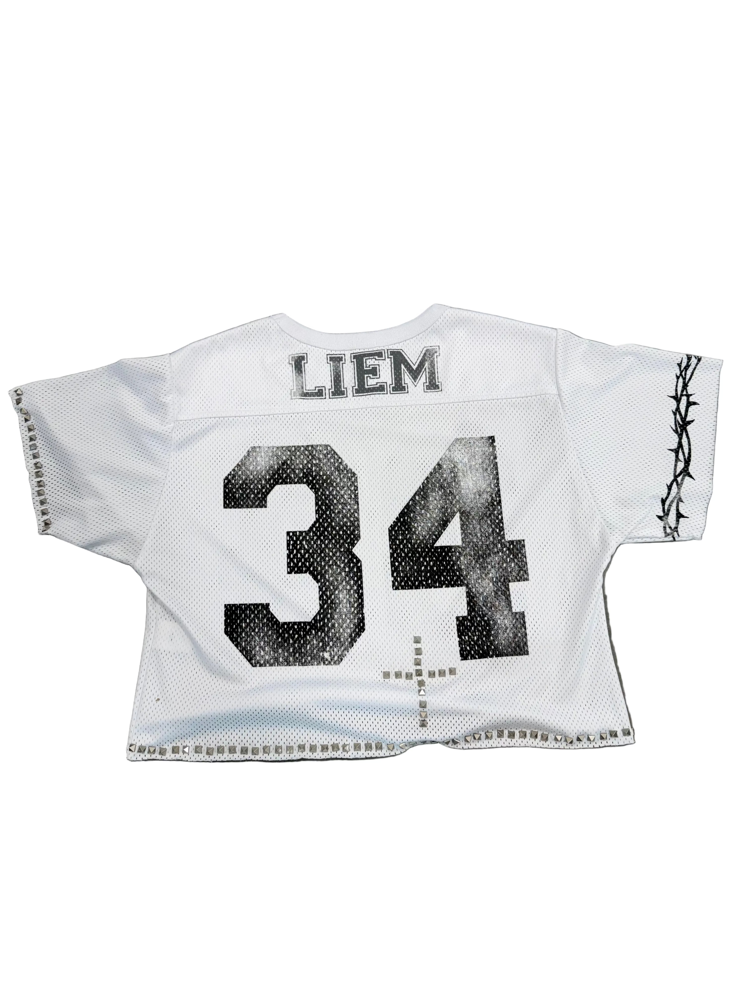 LIEM CROPPED FOOTBALL JERSEY