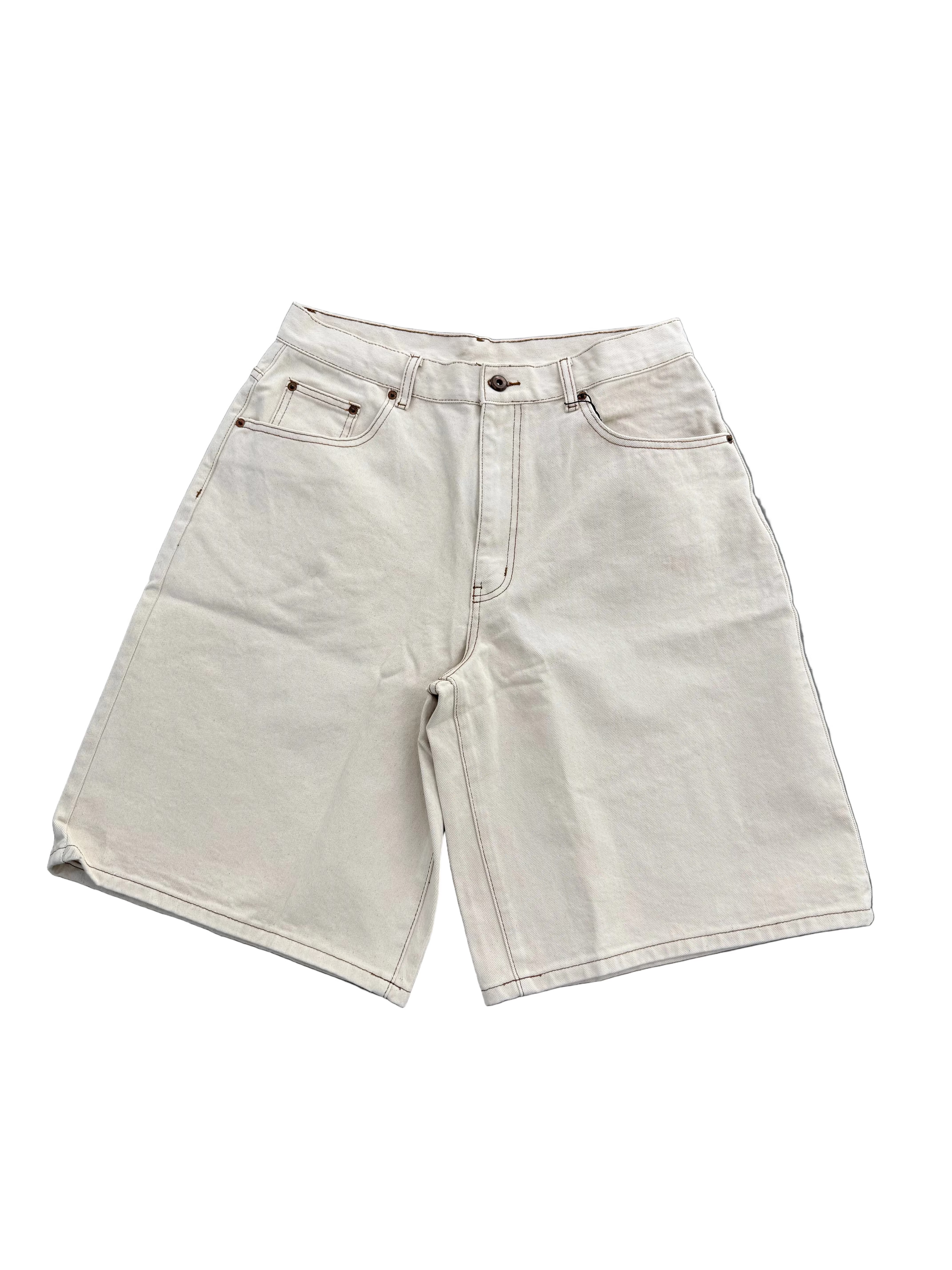 GOLD+VINTAGE GALLERY RASPBERRY HILLS CREAM SHORTS
