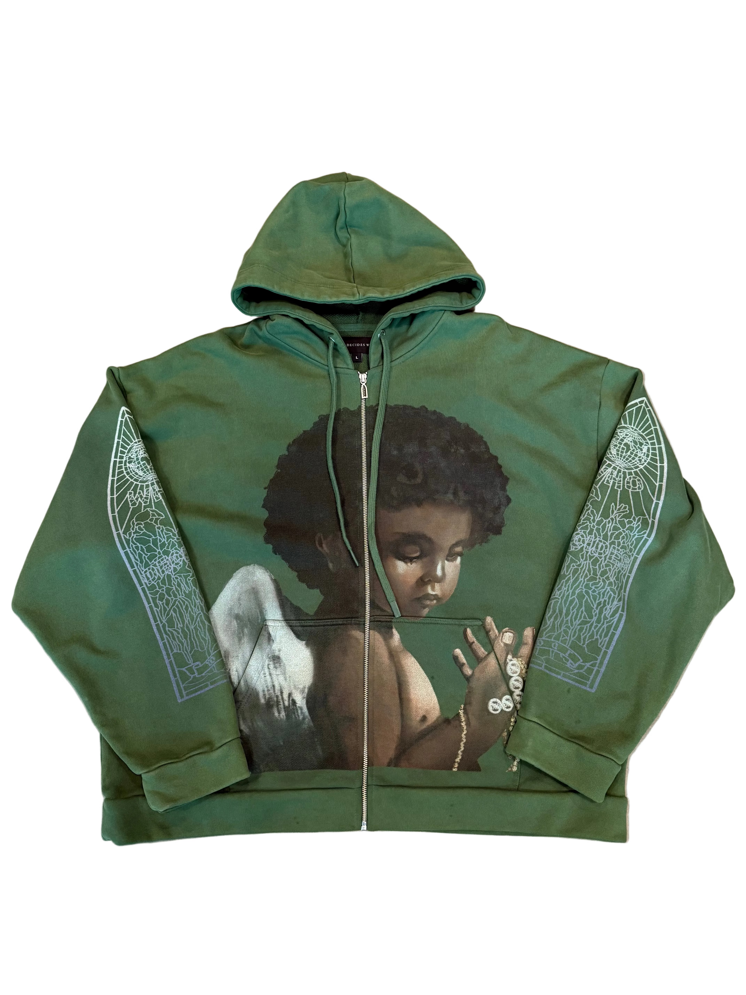WHO DECIDES WAR SACRED BEING HOODIE