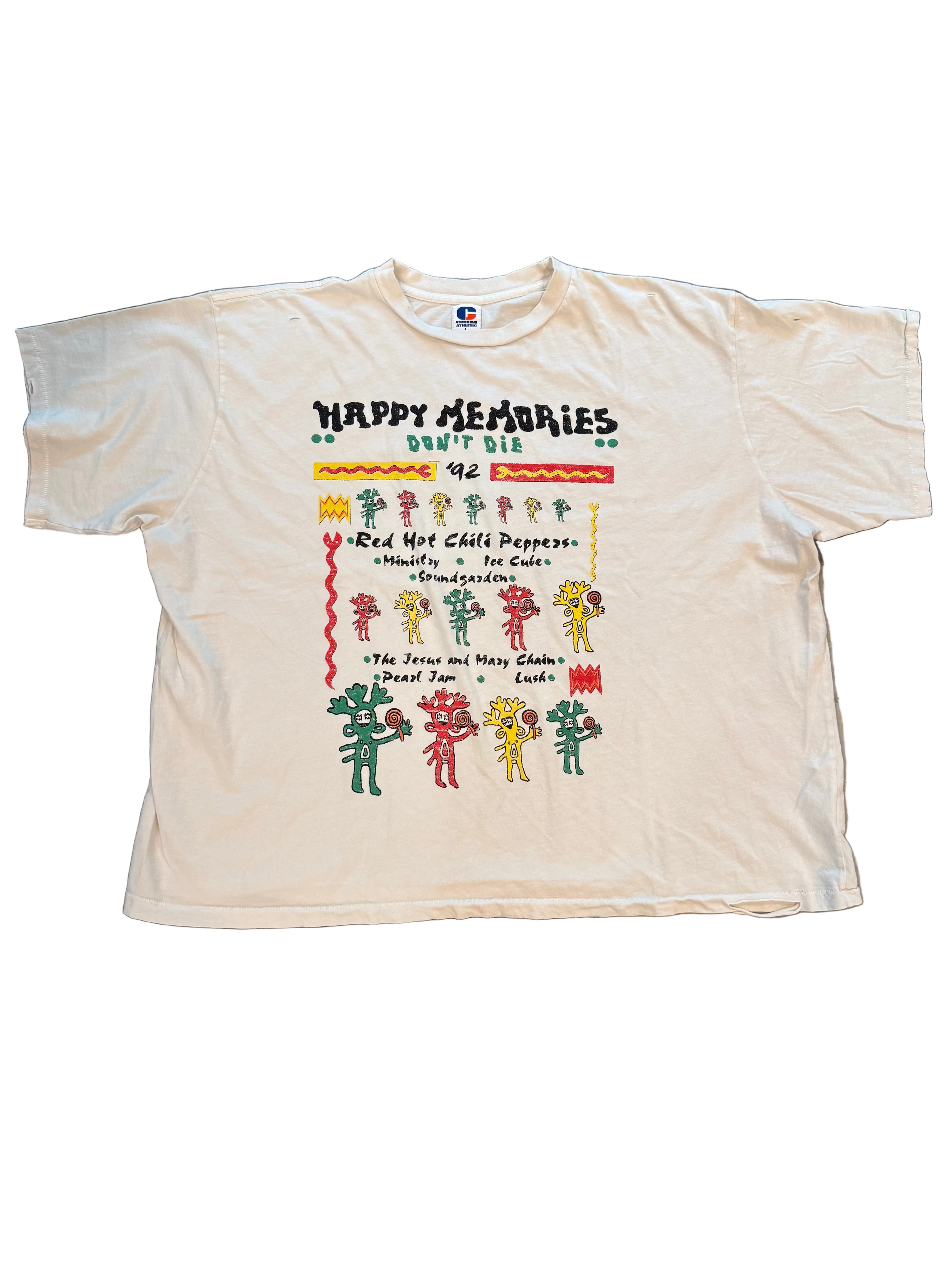 HAPPY MEMORIES DONT DIE HMDD RED HOT CHILI PEPPERS TEE