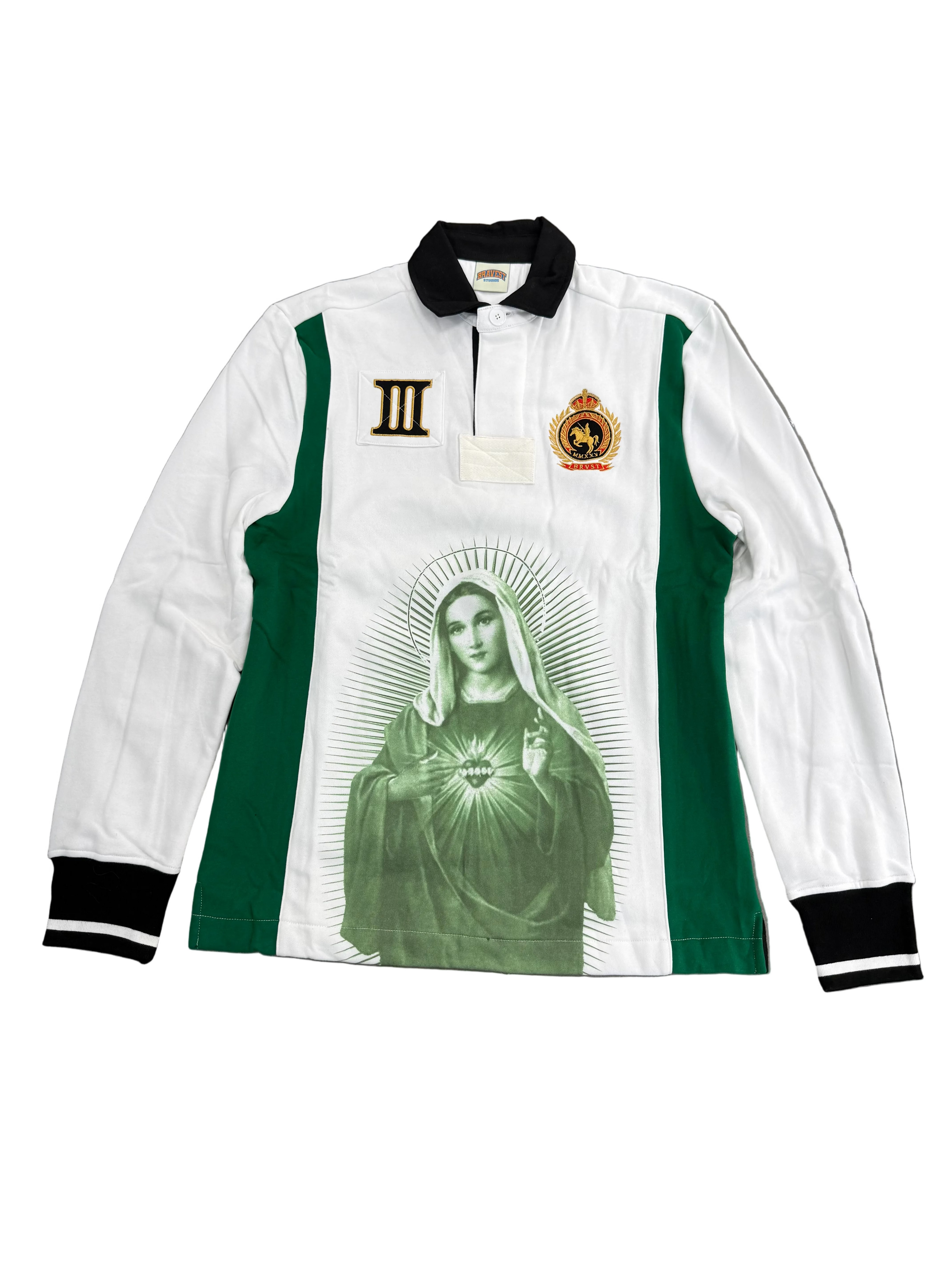 BRAVEST STUDIOS MARY RUGBY POLO SHIRT