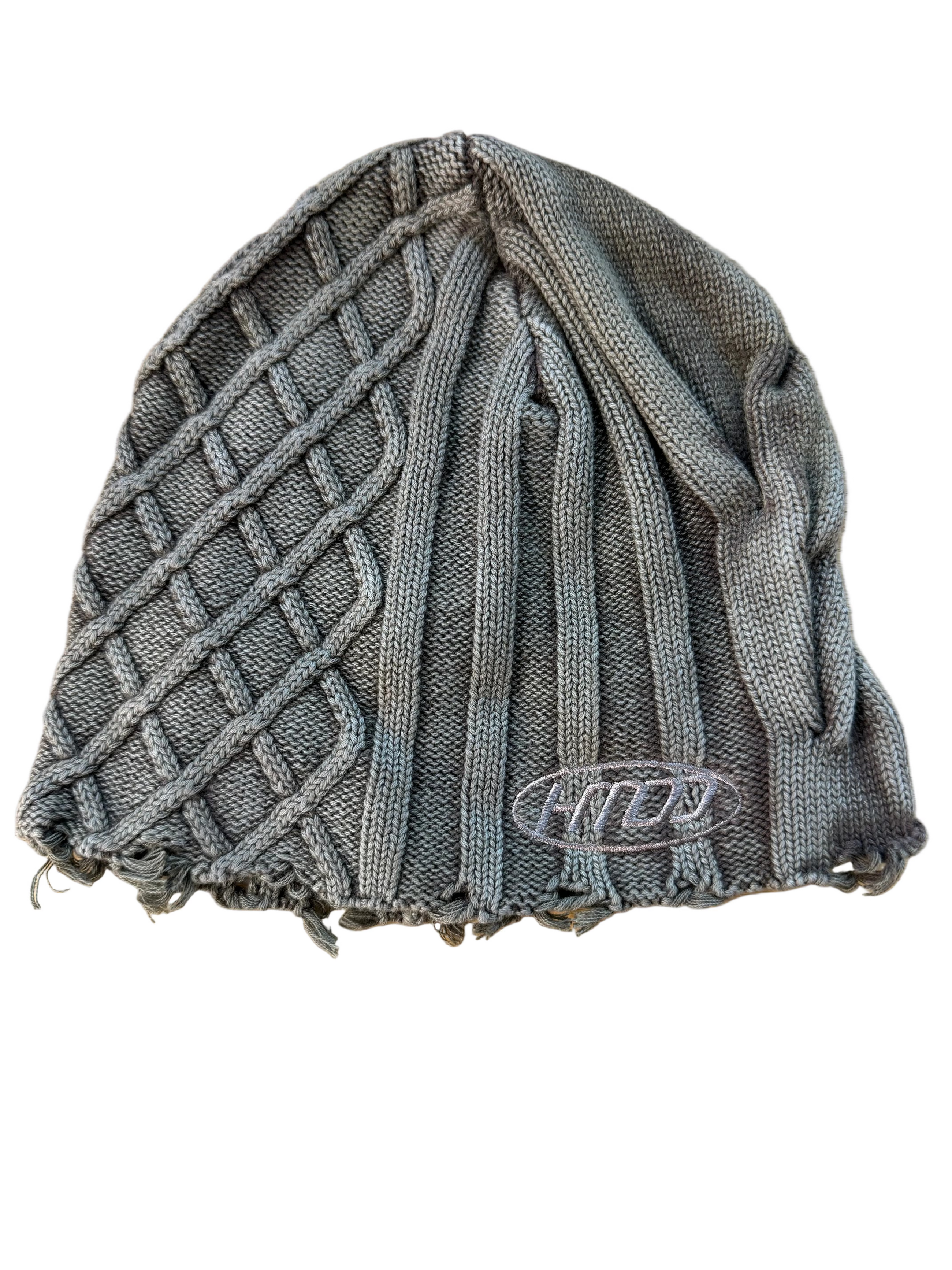 HAPPY MEMORIES DONT DIE HMDD BROWN KNIT BEANIE
