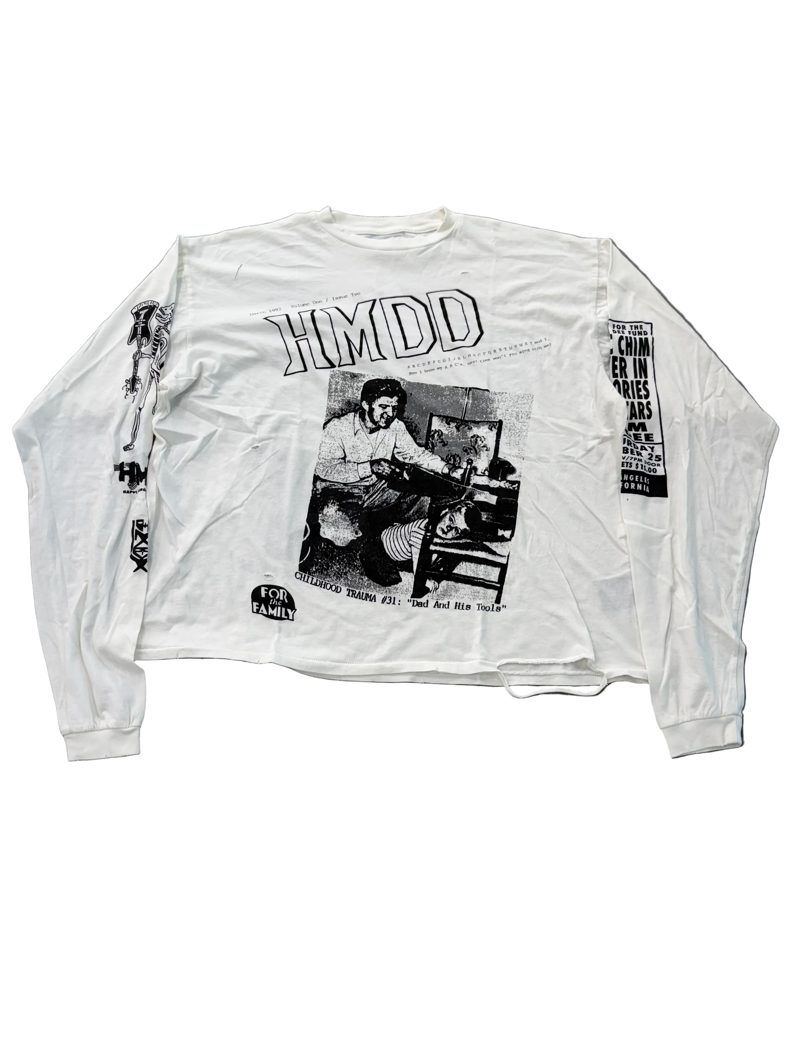HAPPY MEMORIES DONT DIE HMDD FANZINE LONG SLEEVE TEE