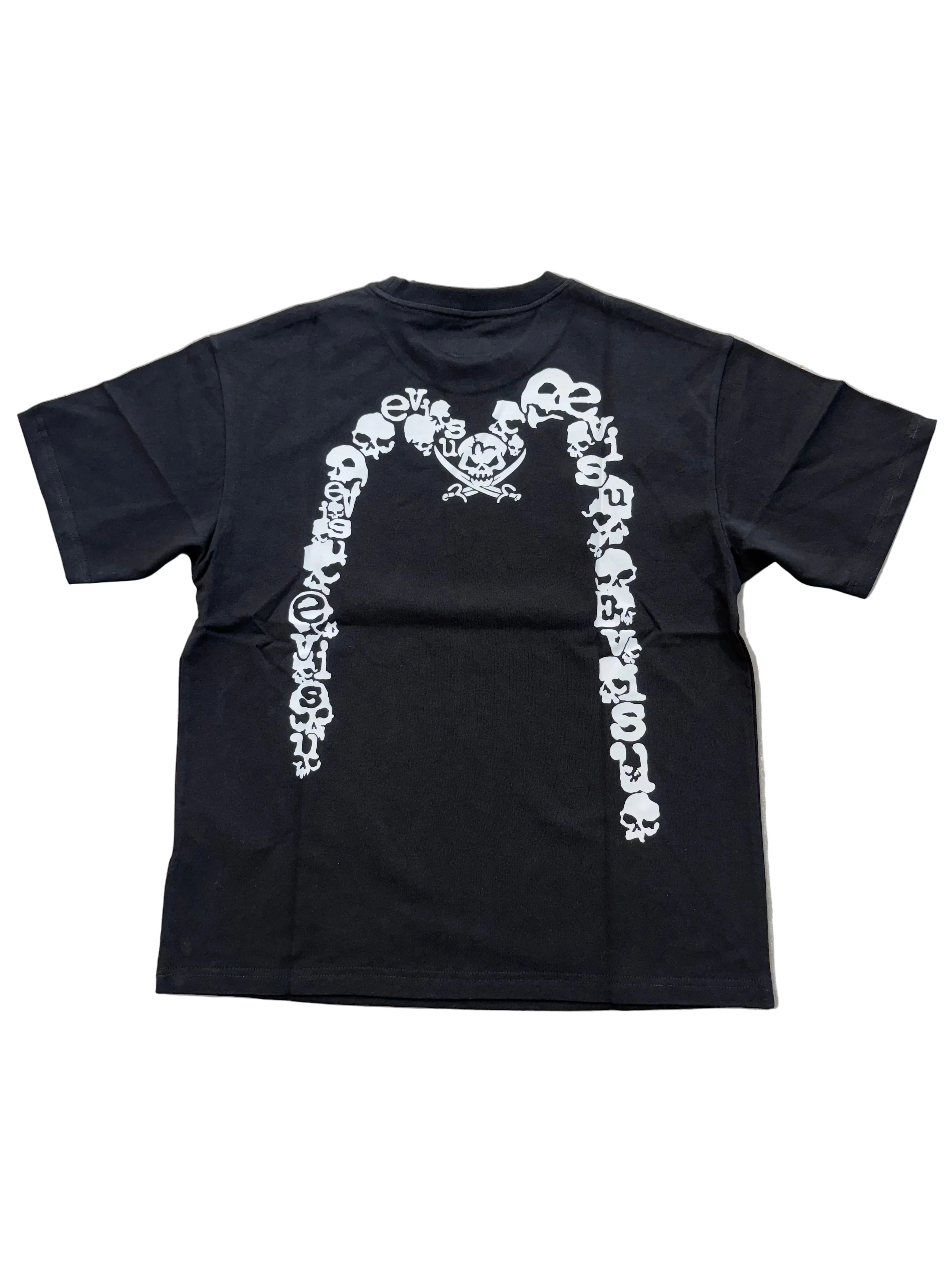 EVISU DISTRESSED CAMO DAICOCK TEE
