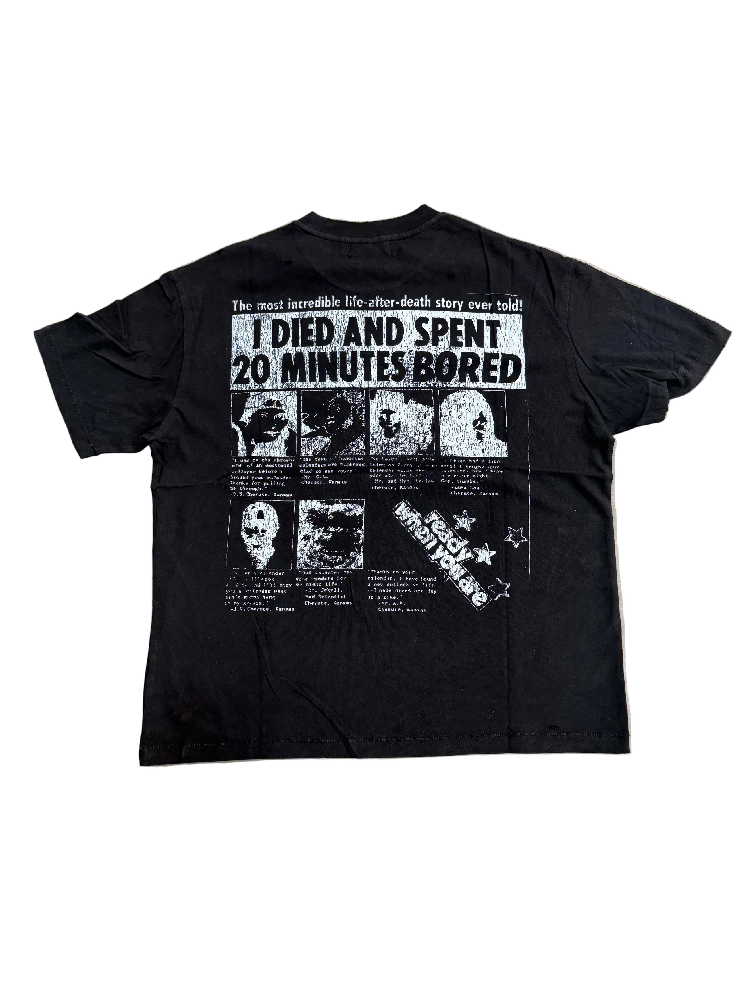 BOREDOM KILLS BLACK PURPOSE TEE