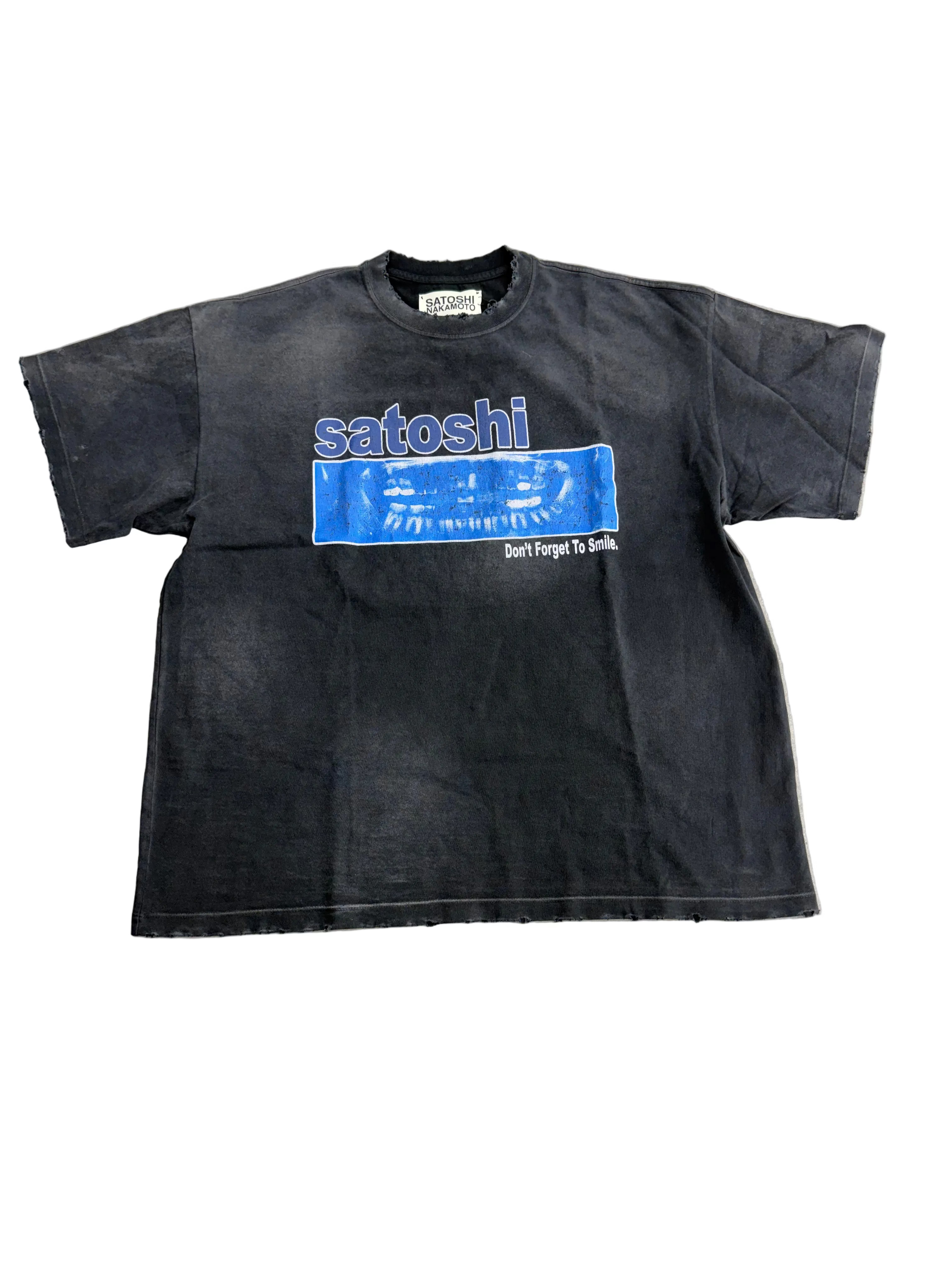 SATOSHI NAKAMOTO DONT FORGET TO SMILE TEE