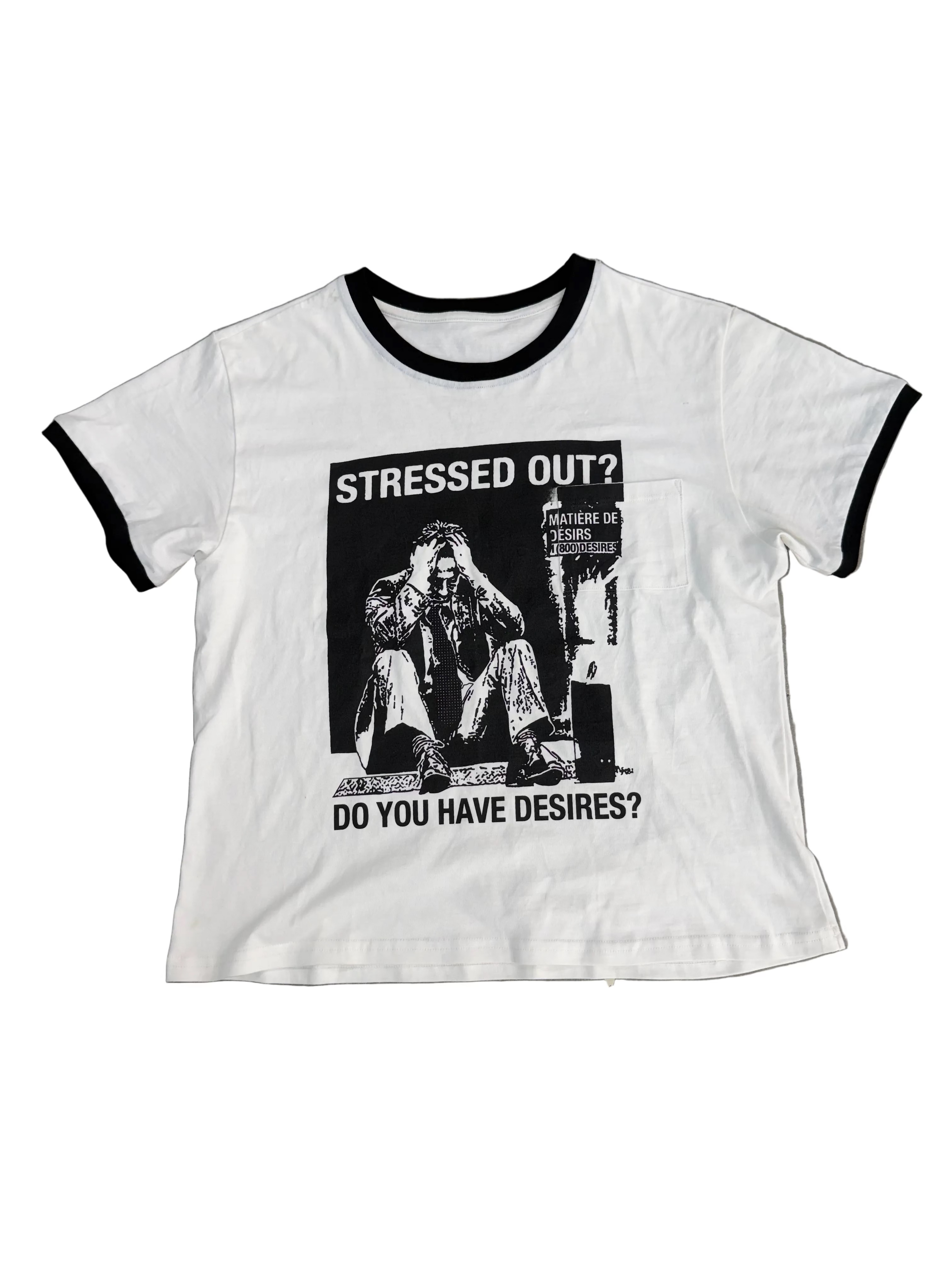 MATIERE DE DESIRES SAMPLE STRESSED OUT TEE