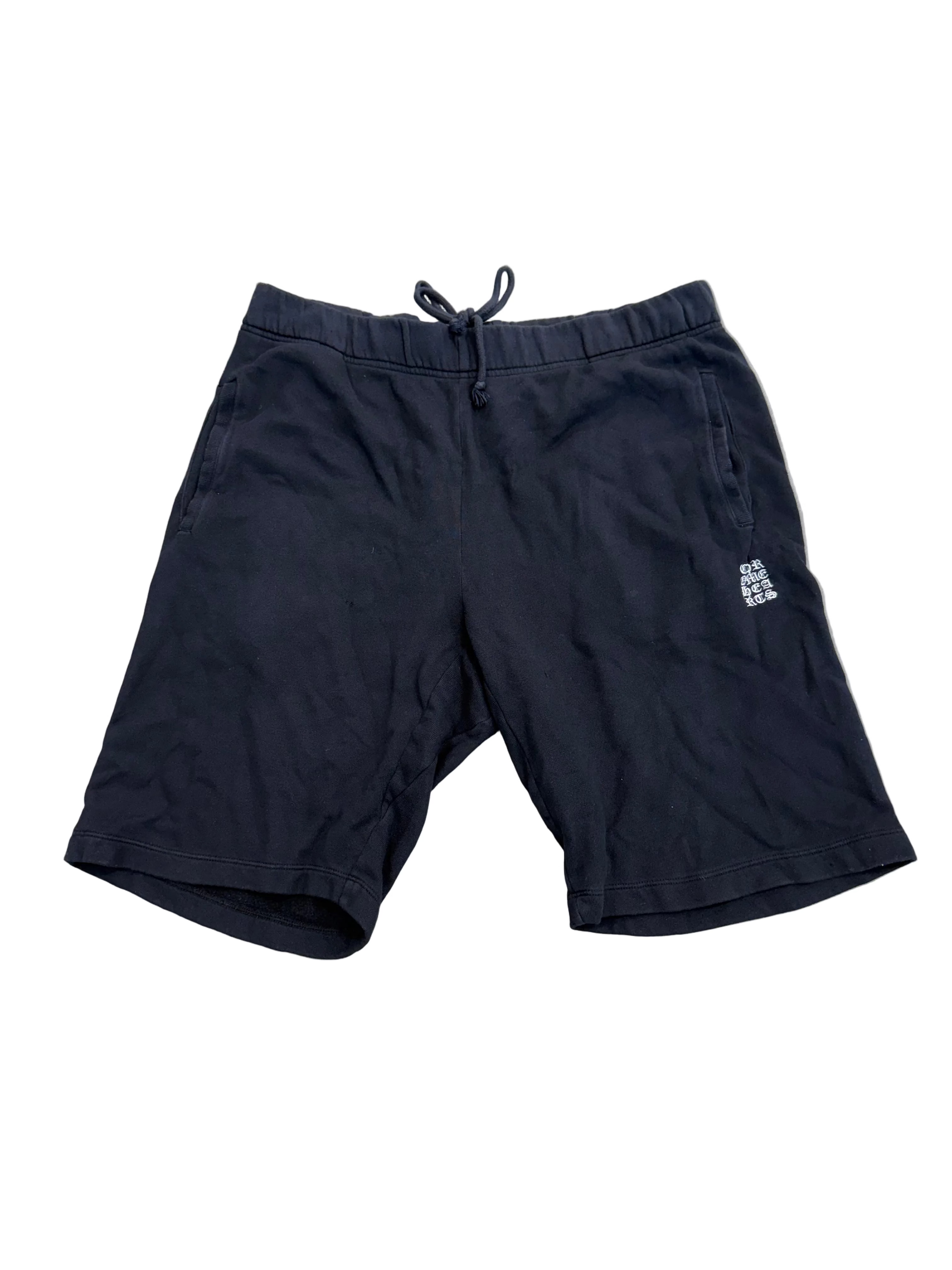 CHROME HEARTS CH Y NOT EMBROIDERED LOGO SWEATSHORTS