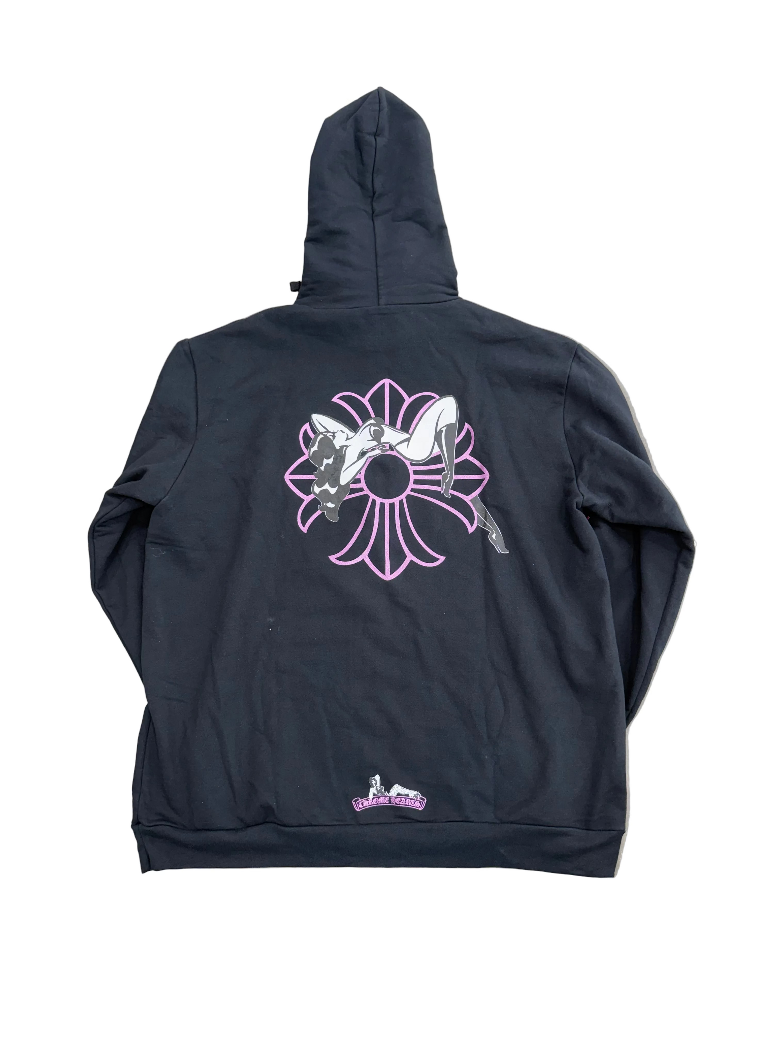 CHROME HEARTS DEADLY DOLL CROSS GRAPHIC HOODIE