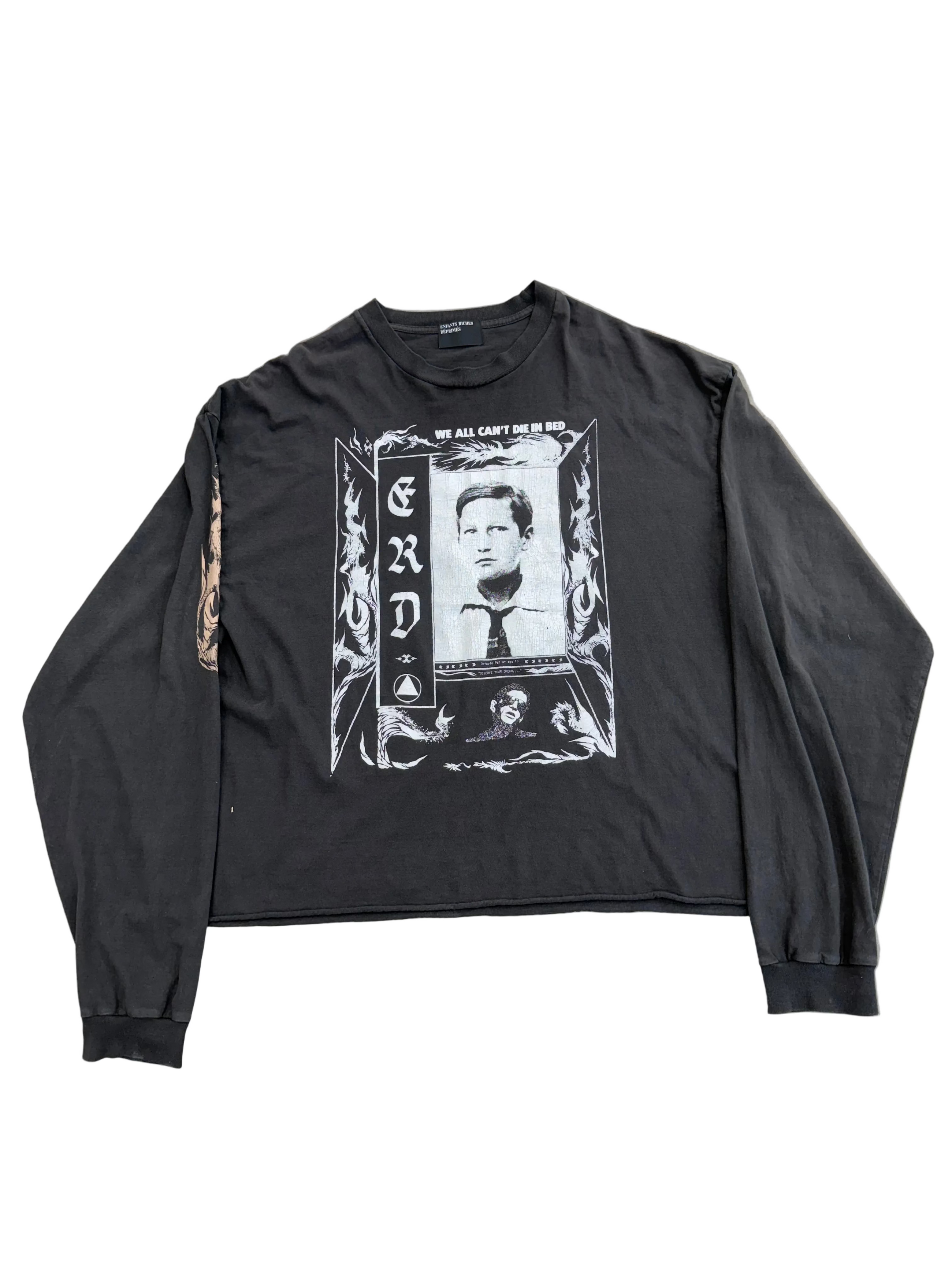ENFANTS RICHES DEPRIMES DIE IN BED LONG SLEEVE TEE
