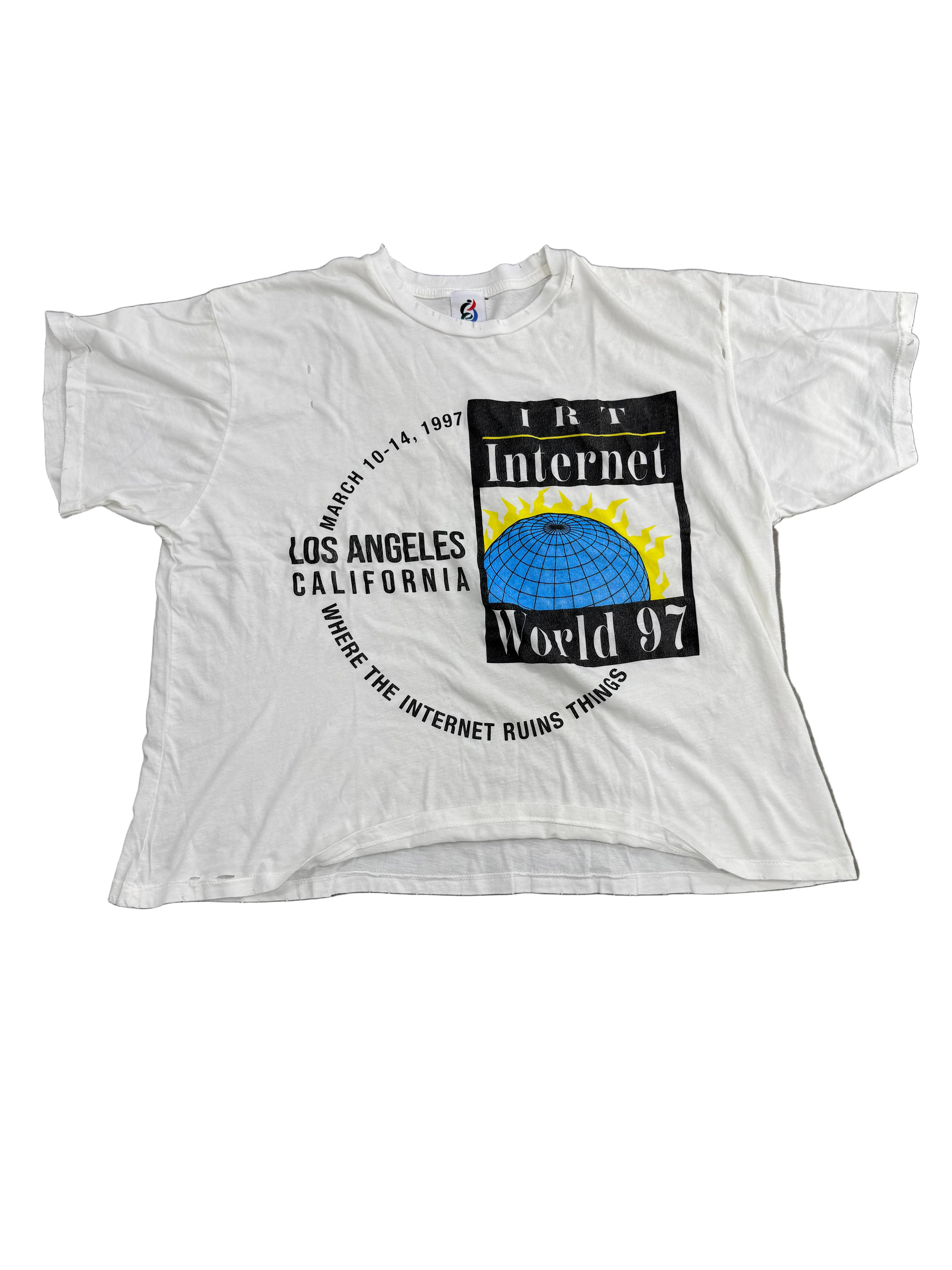 INTERNET RUINS THINGS INTERNET WORLD 97 TEE