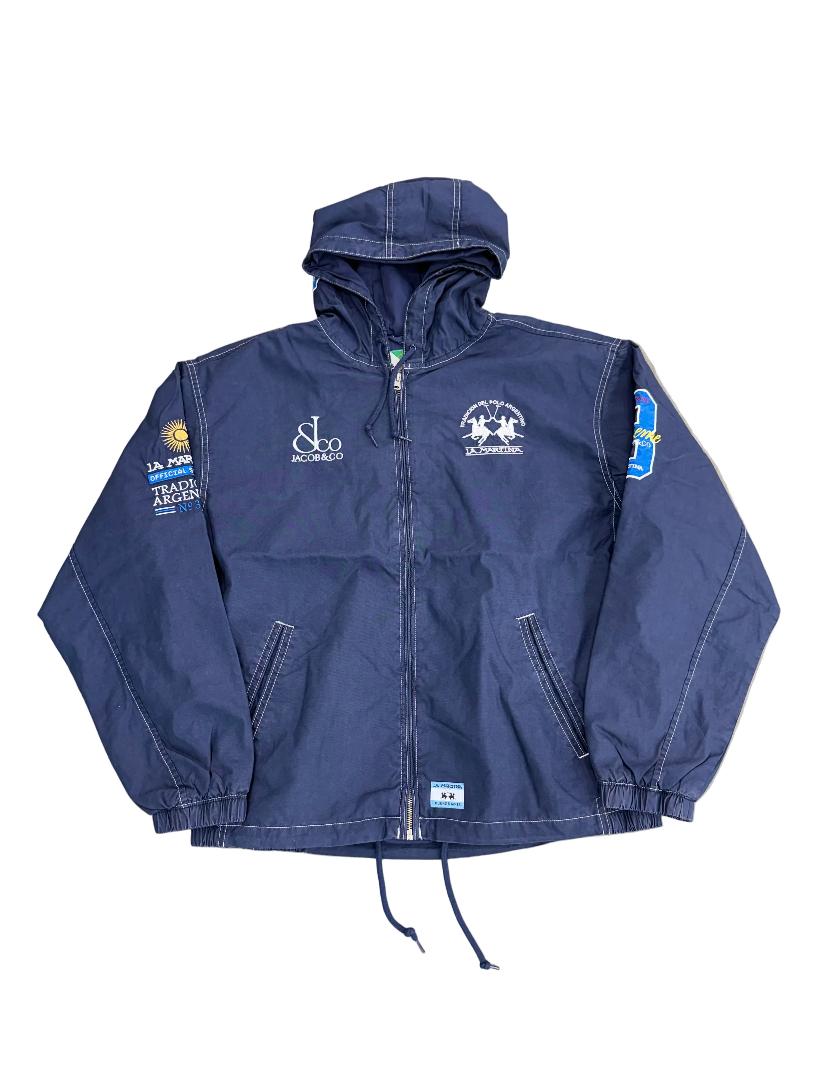 SUPREME X JACOB & CO LA MARTINA NAVY JACKET