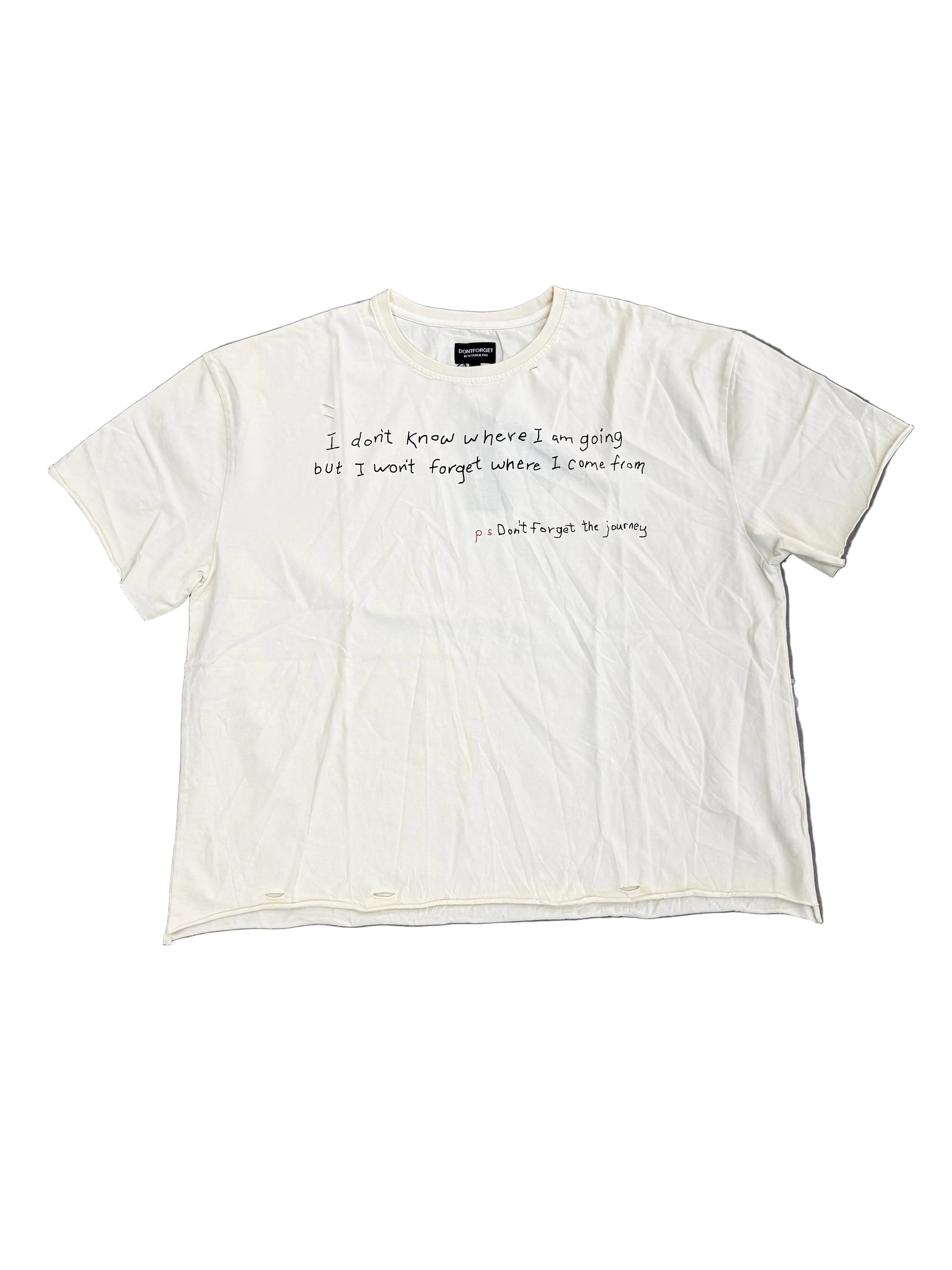 N’OUBLIE PAS LETTER TO SELF TEE