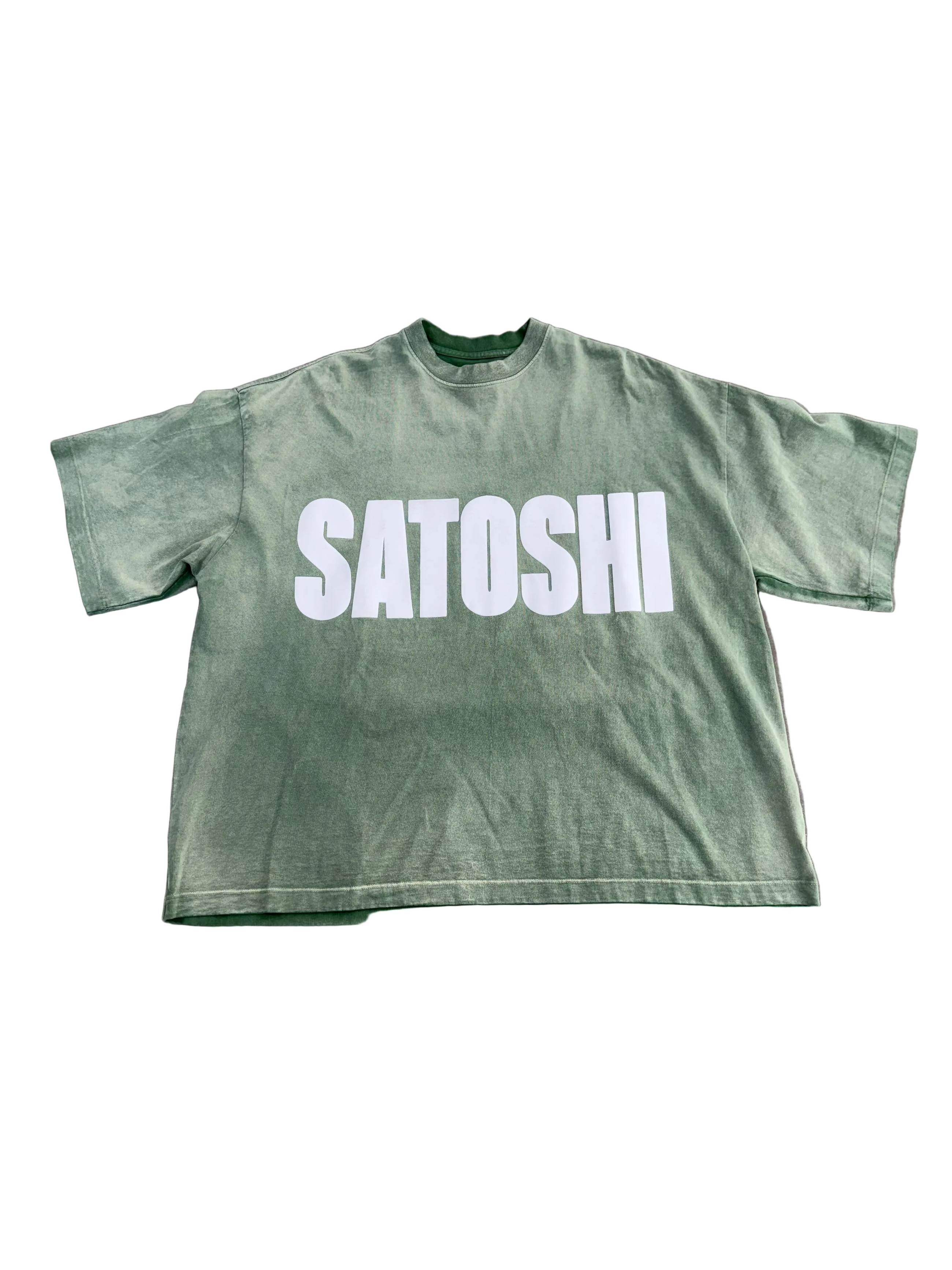 SATOSHI NAKAMOTO IMPACT LOGO TEE