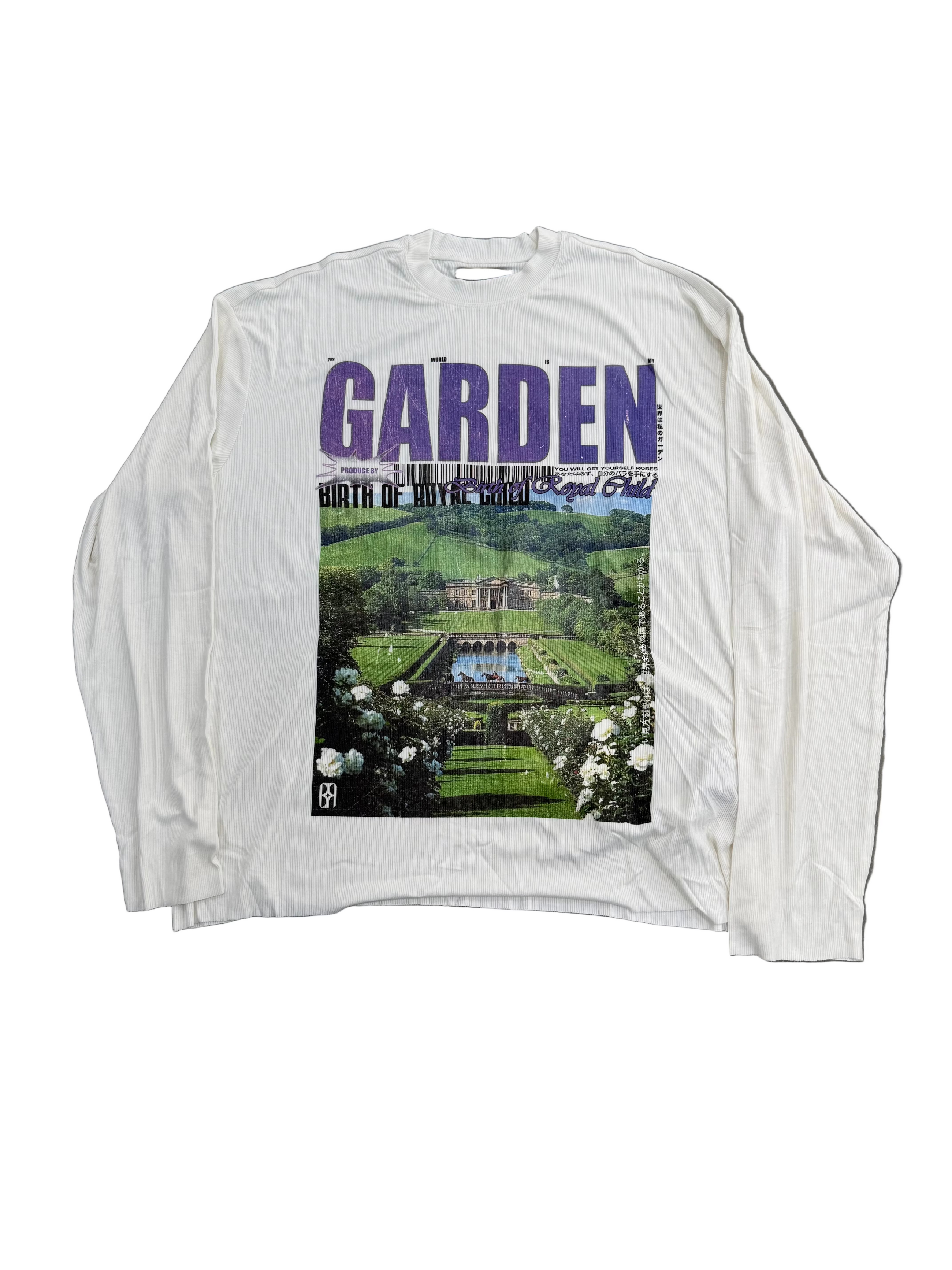 BIRTH OF ROYAL CHILD ROSE GARDEN LONG SLEEVE TEE