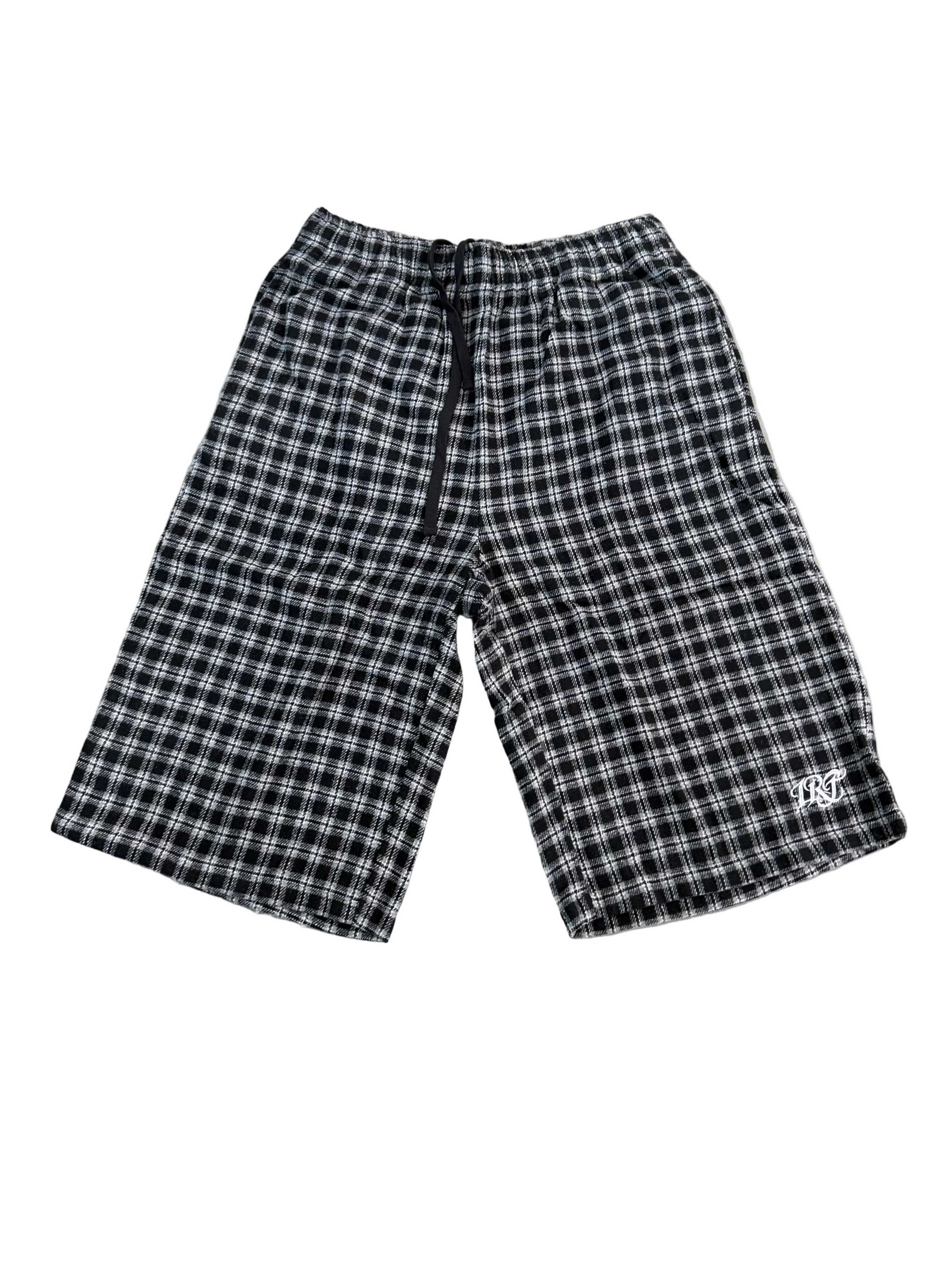 INTERNET RUINS THINGS PLAID LOUNGE SHORTS