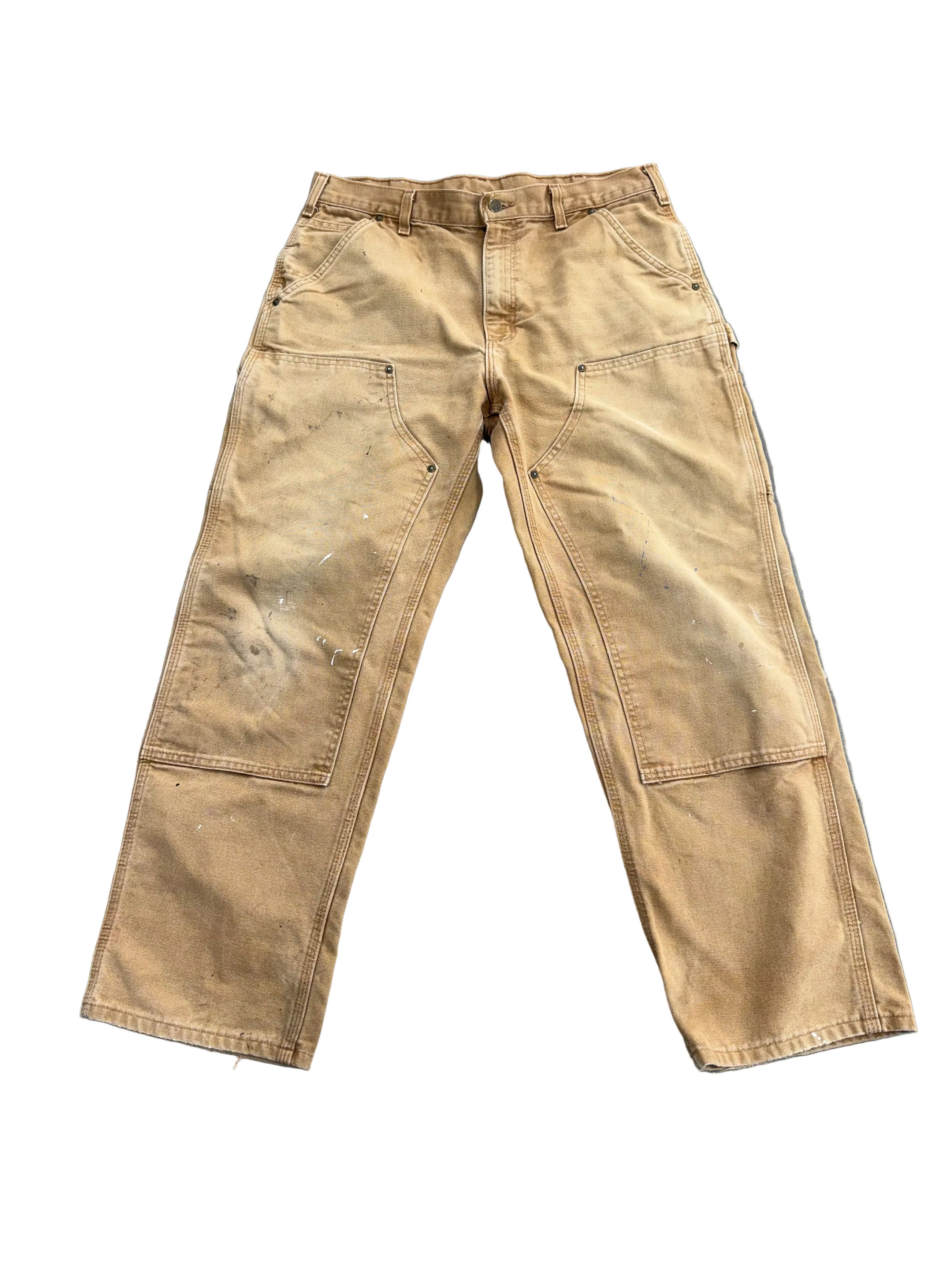 CARHARTT TAN CARPENTER WORK PANTS