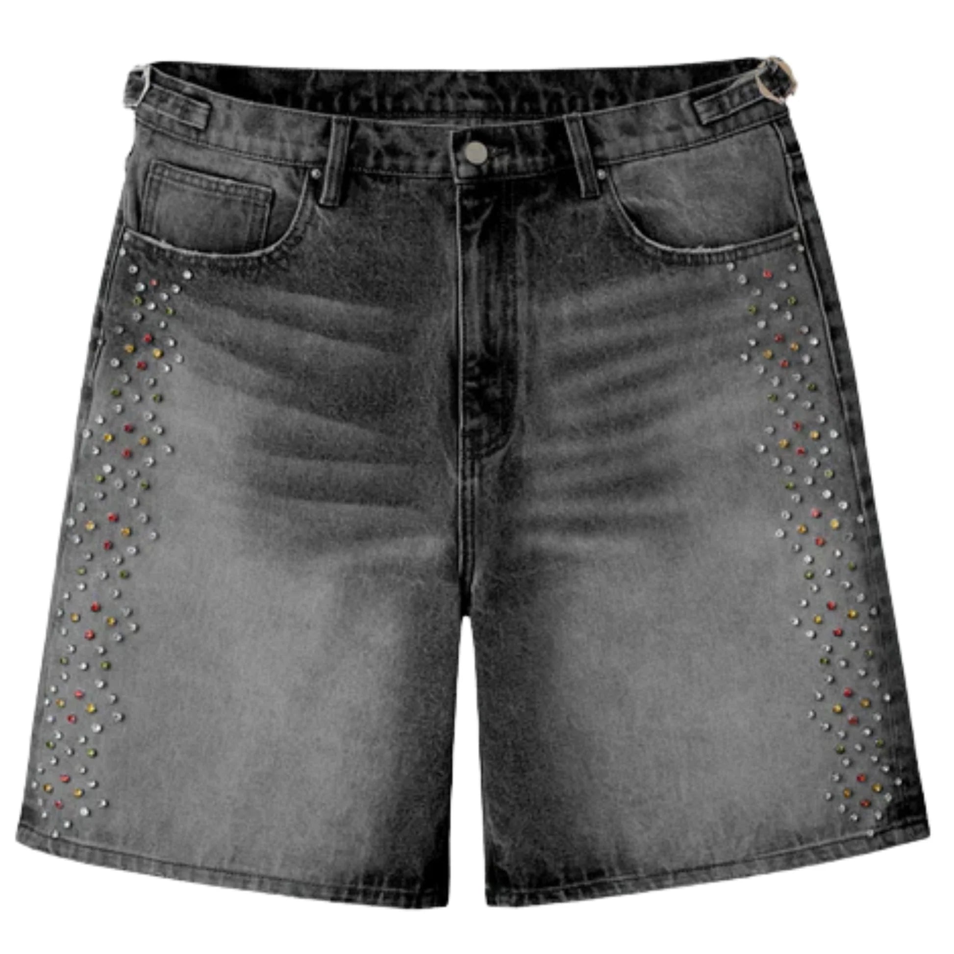Happy Memories DON'T DIE HMDD 'H-STAR CRYSTAL' JORT SHORTS