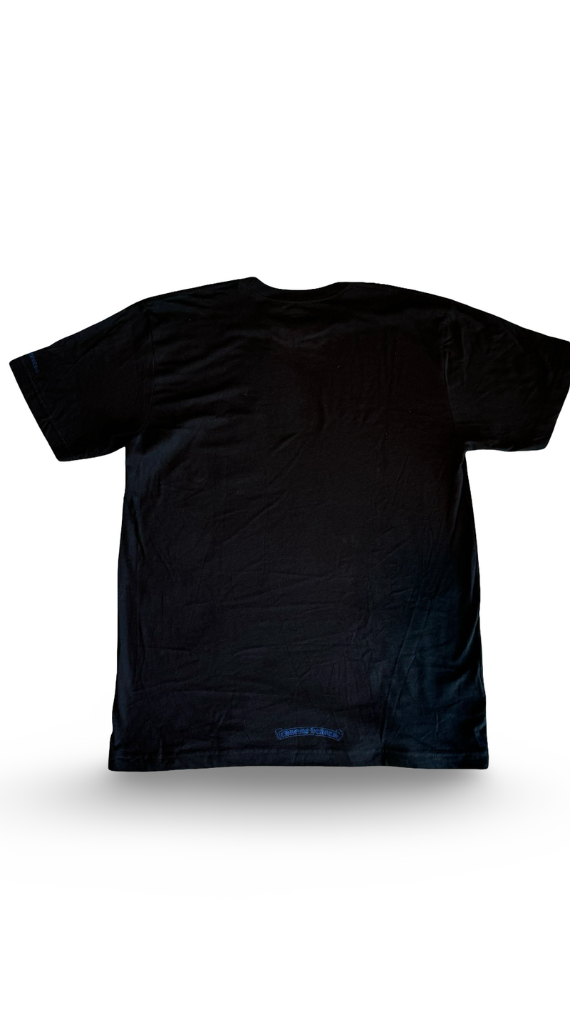 CHROME HEARTS 'BLUE' COLLAR LOGO POCKET TEE