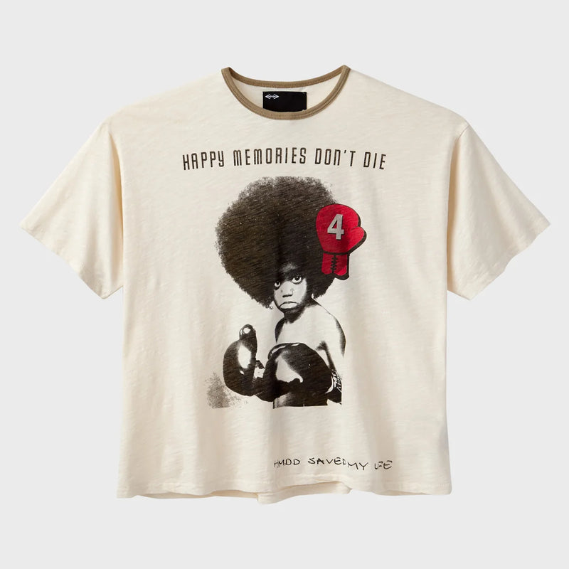 Happy Memories Don’t Die - ‘BABY BOXER’ SLUB TEE