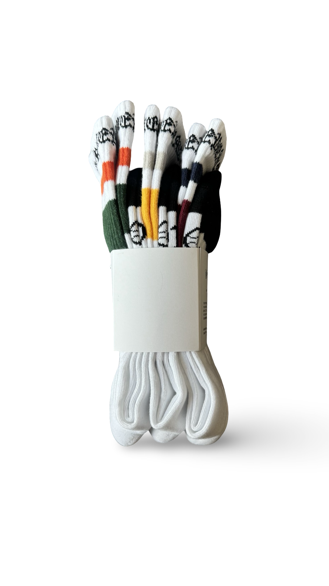 CHROME HEARTS MULTI COLOR STRIPED SOCKS 3PACK