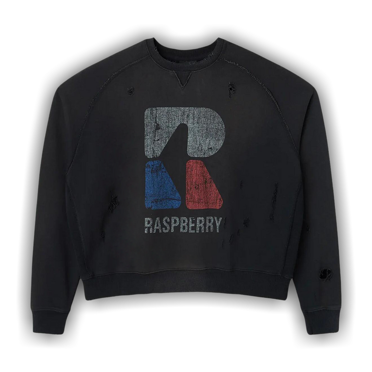 GOLD+VINTAGE GALLERY RASPBERRY HILLS RAF BERRY CREWNECK