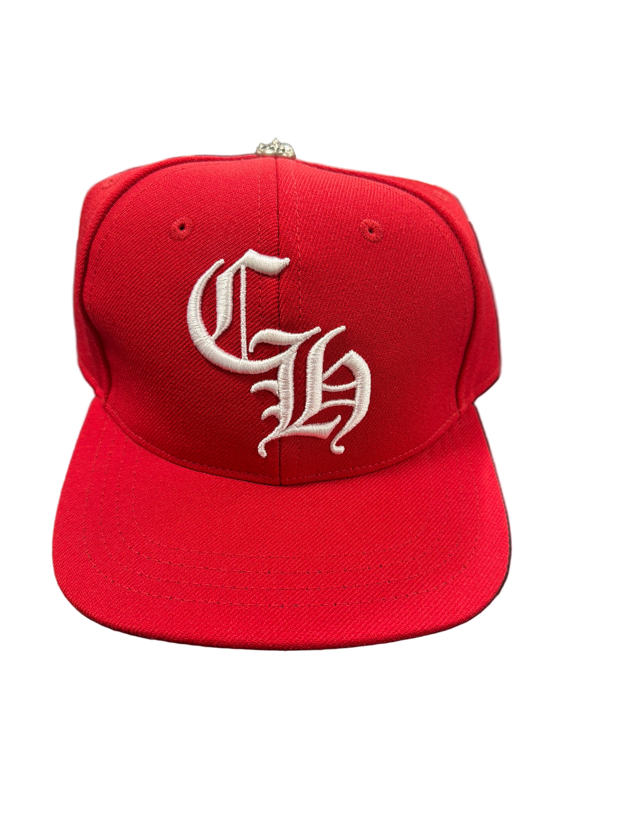 Chrome Hearts Red Baseball Cap