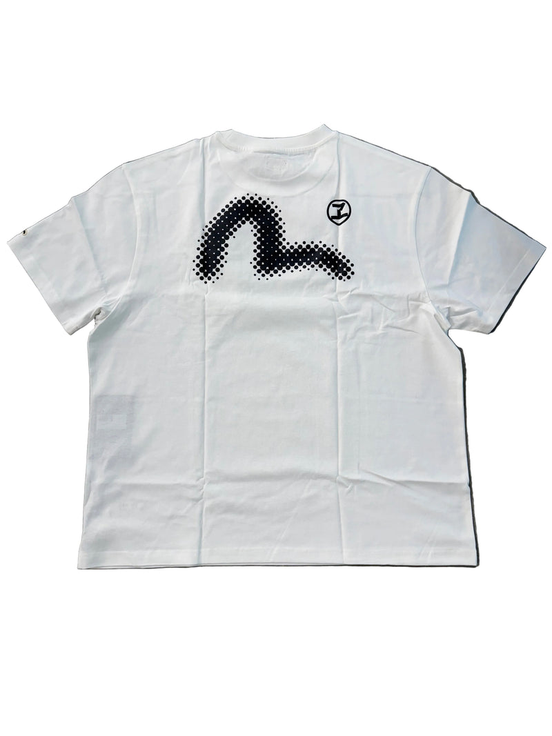EVISU JAPANESE LOGO EMBROIDERY POCKET TEE