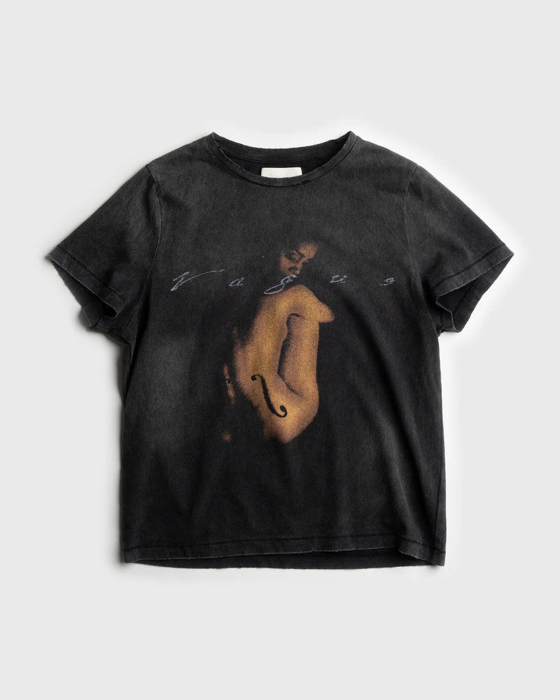 VAGUE STUDIOS ‘ARIA SLIM TEE’ [VINTAGE BLACK]