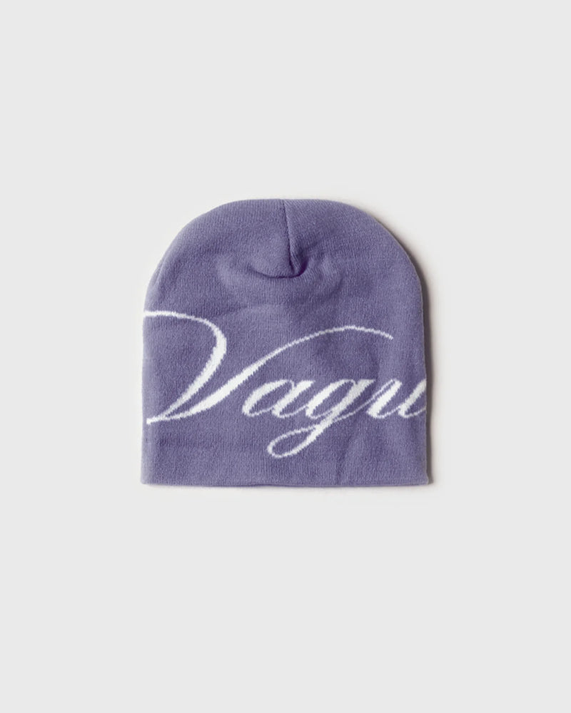 VAGUE STUDIOS CALLIGRAPHY BEANIE [PURPLE]