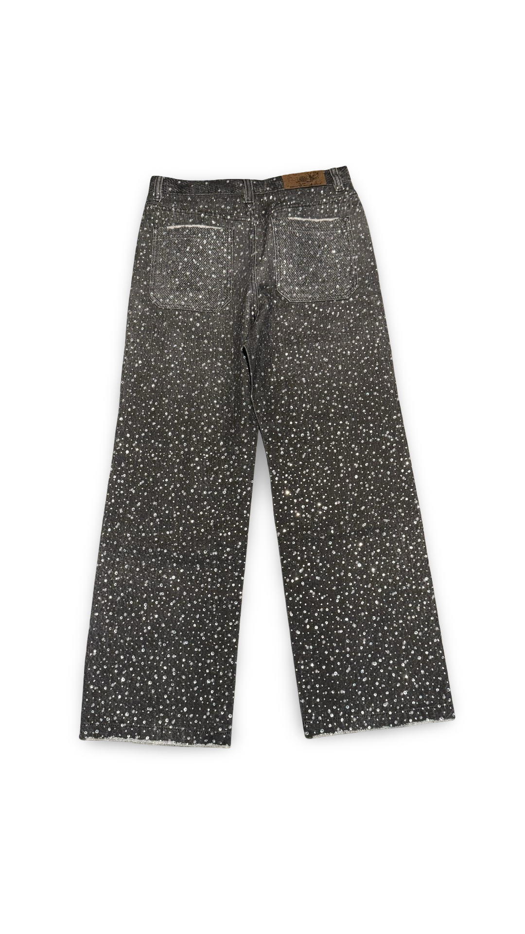 BIRTH OF ROYAL CHILD DIAMOND DENIM BLACK JEANS