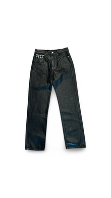 AMIRI MENS WAXED MA QUAD STRAIGHT-LEG JEANS