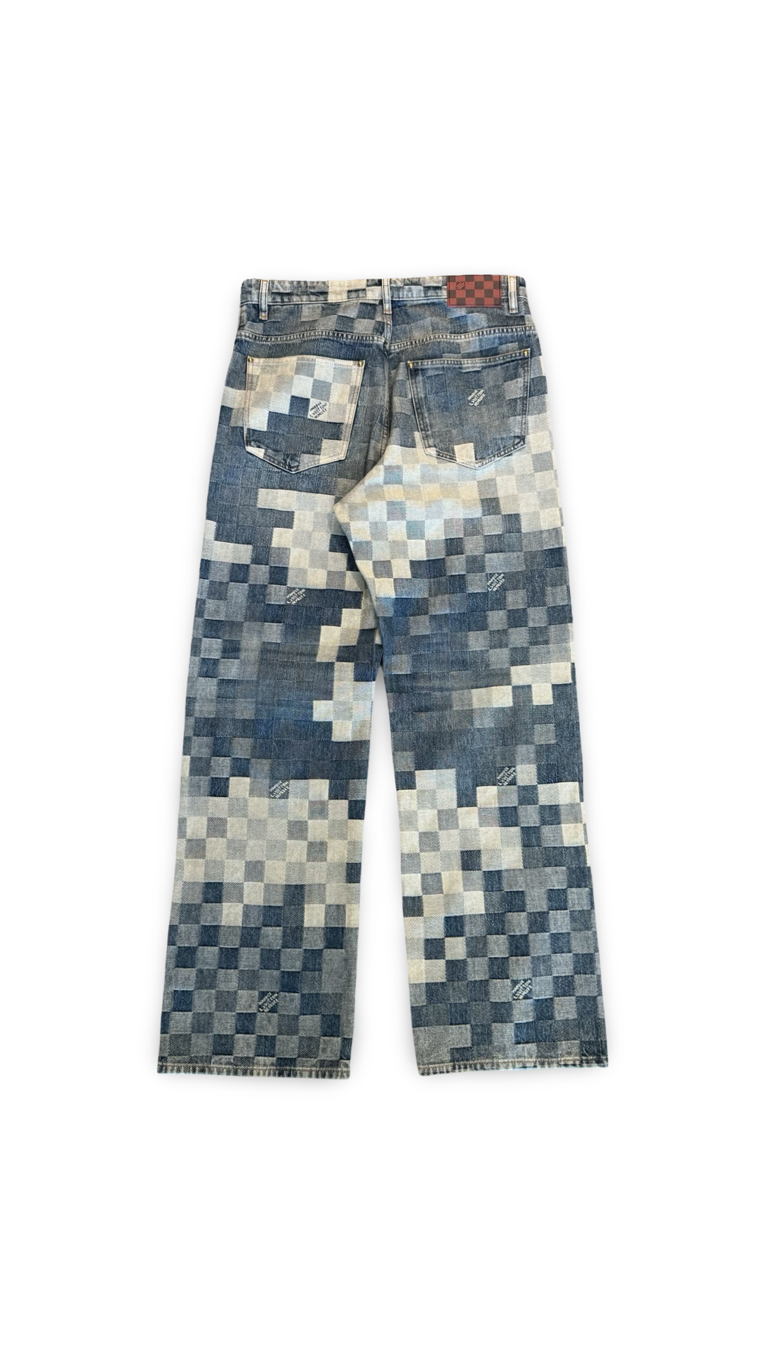 LOUIS VUITTON DAMIER DENIM PANTS