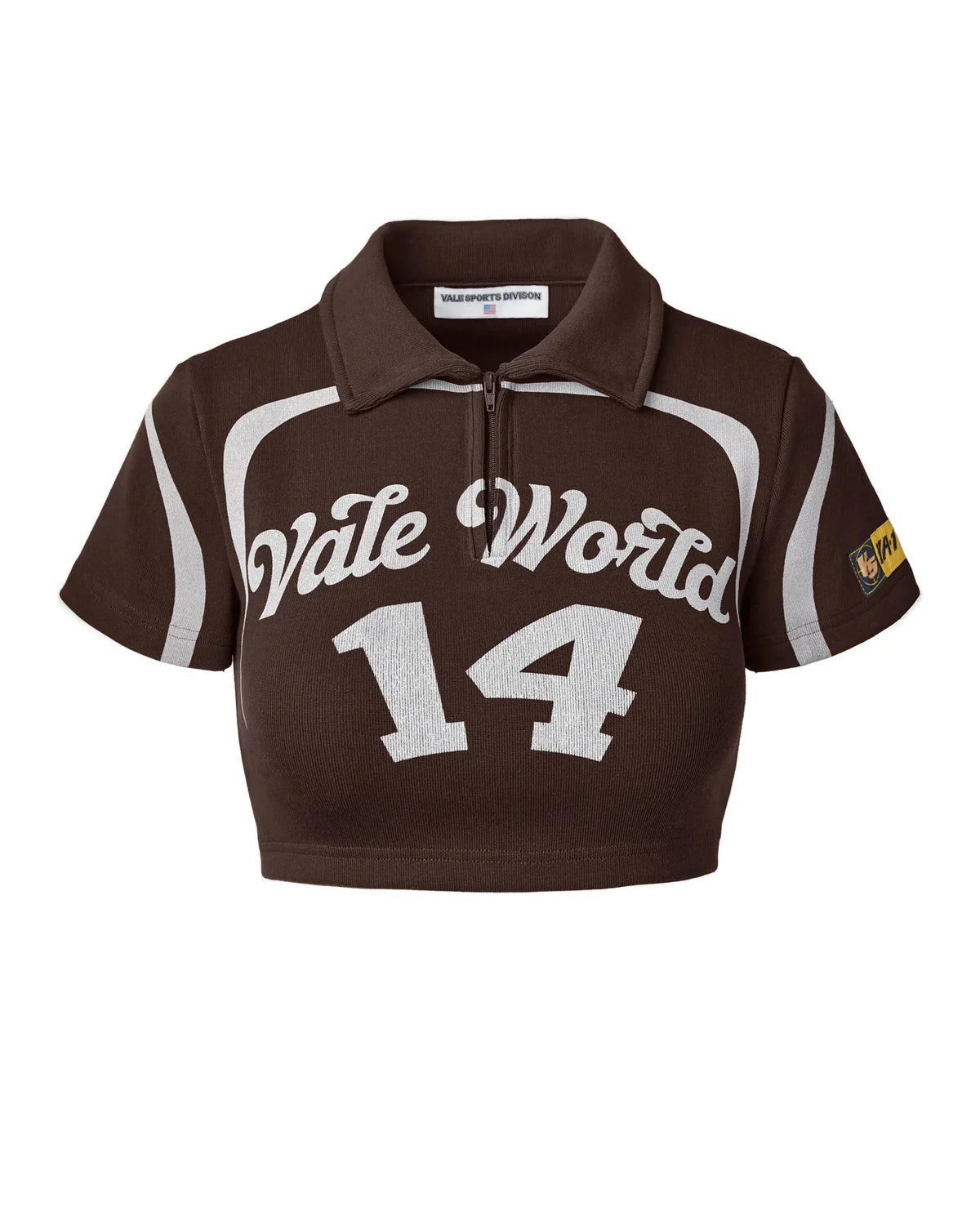 VALE FOREVER WOMEN ‘007 BERLIN RUGBY’ TOP BROWN