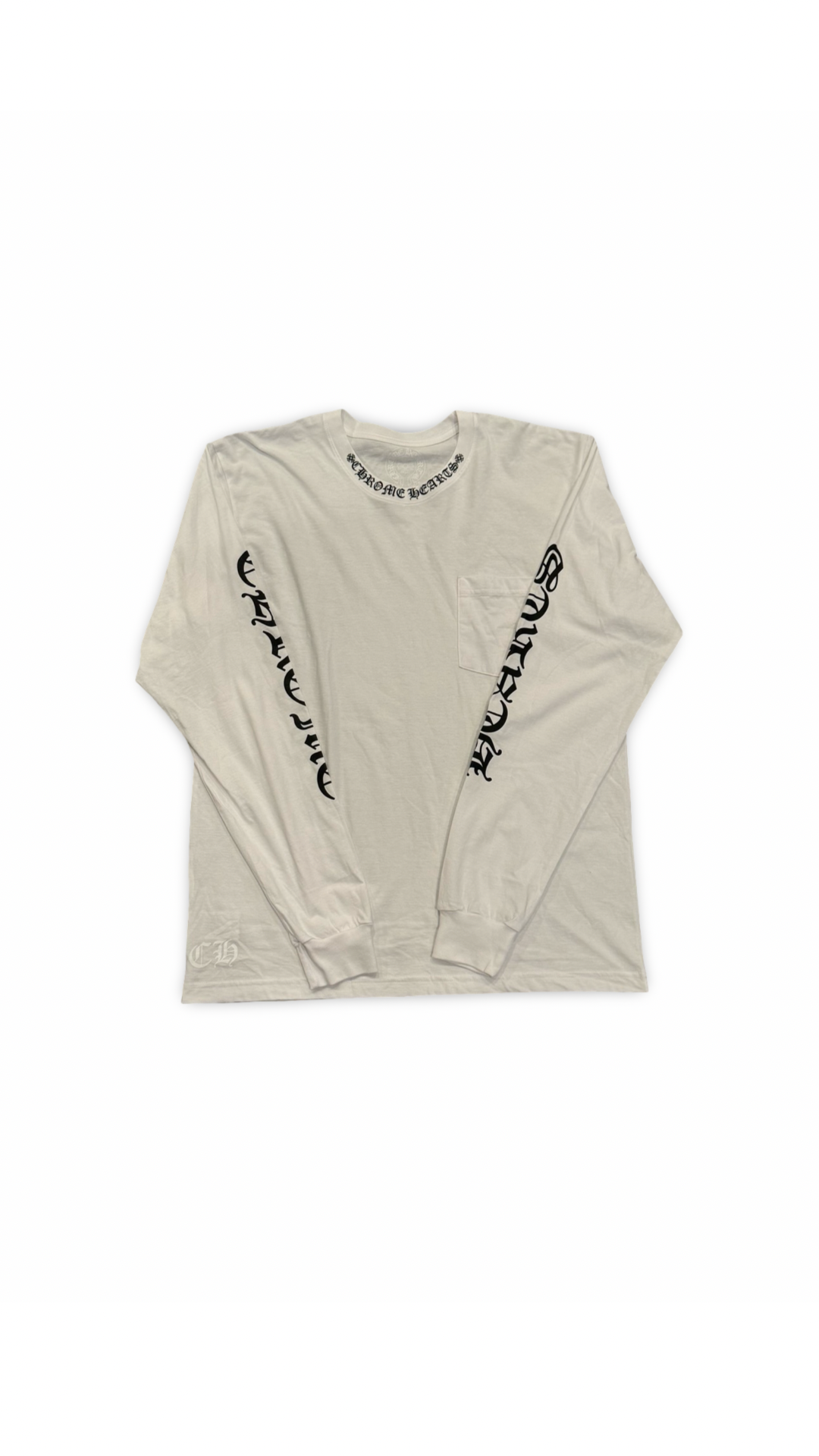 CHROME HEARTS NECK LOGO LONGSLEEVE