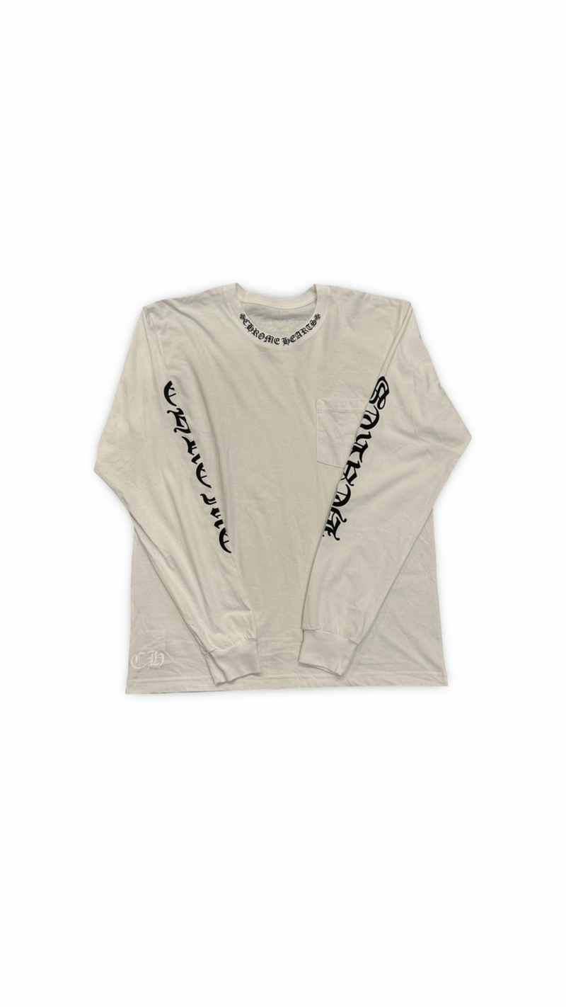 CHROME HEARTS NECK LOGO LONGSLEEVE