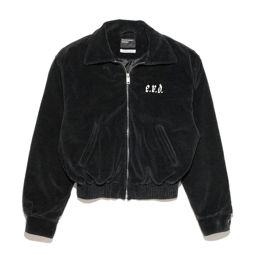 ENFANTS RICHES DÉPRIMÉS CORDUROY BARBARA JACKET BLACK
