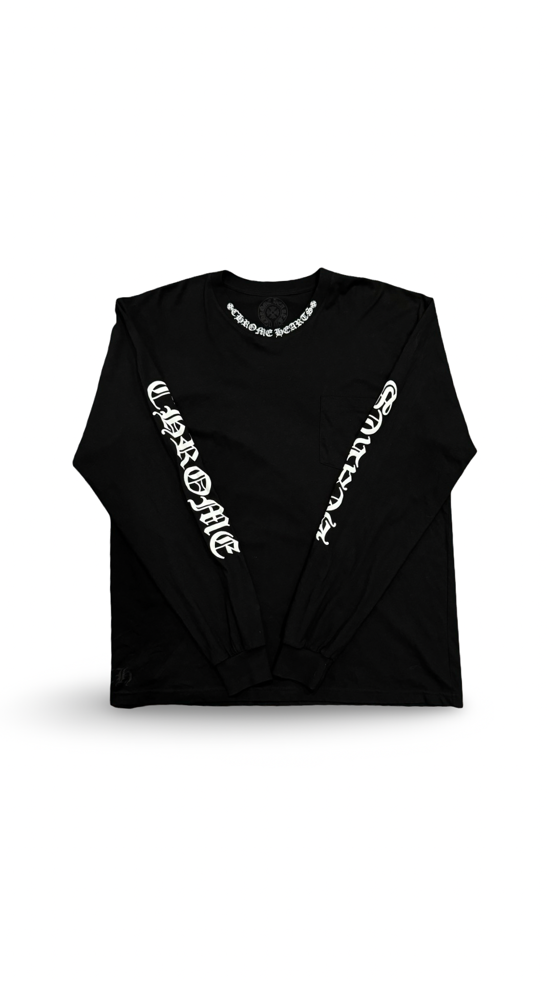 CHROME HEARTS NECK LOGO LONGSLEEVE