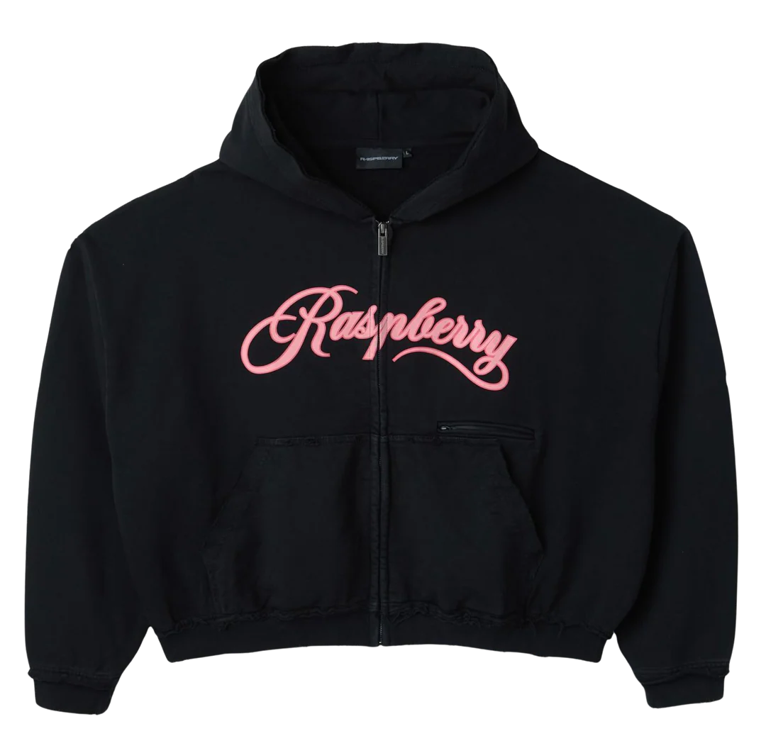 GOLD+VINTAGE GALLERY RASPBERRY HILLS 'MINE' ZIP UP HOODIE